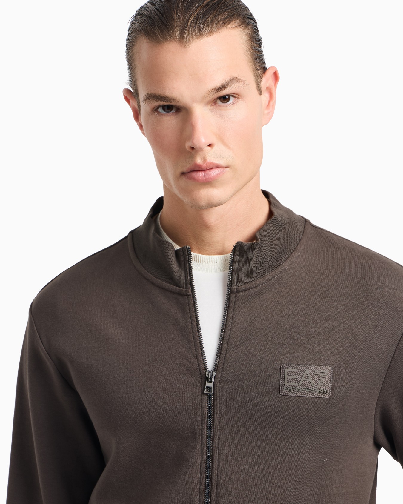 Lux Identity cotton-blend interlock sweatshirt Slide 4