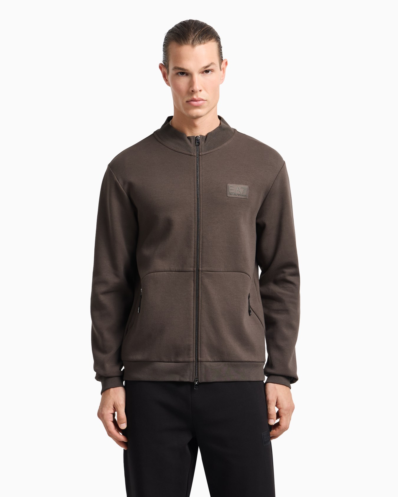 Lux Identity cotton-blend interlock sweatshirt Slide 3