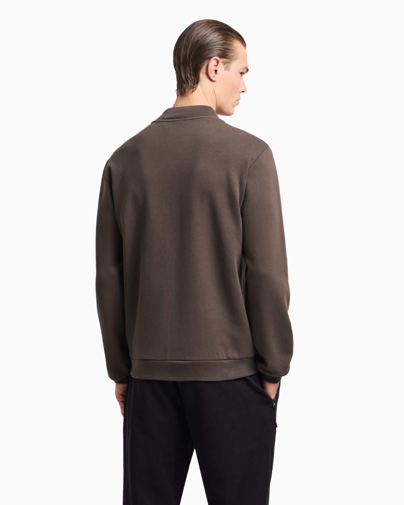 Lux Identity cotton-blend interlock sweatshirt Slide 2