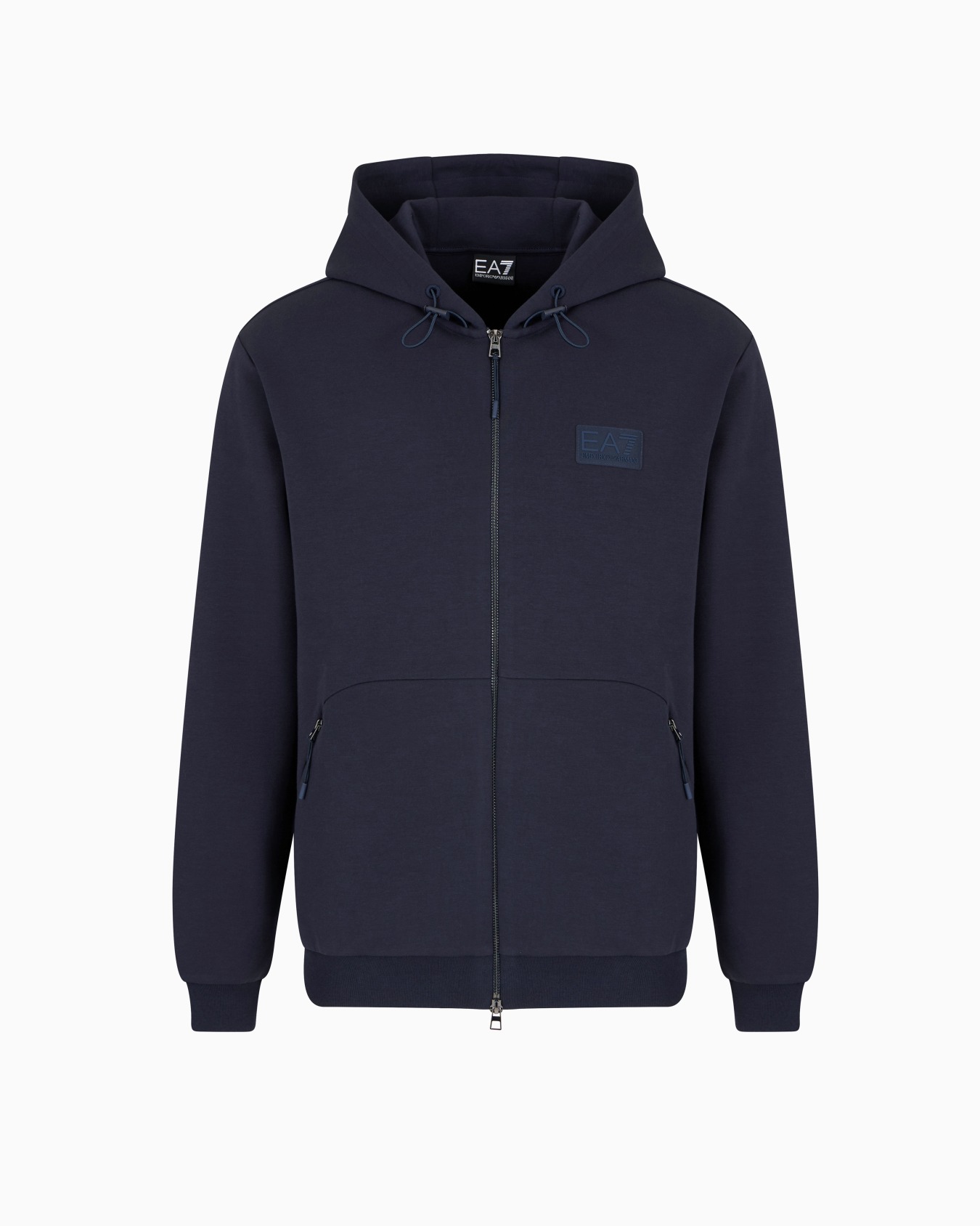 Lux Identity cotton-blend interlock hooded sweatshirt Slide 0