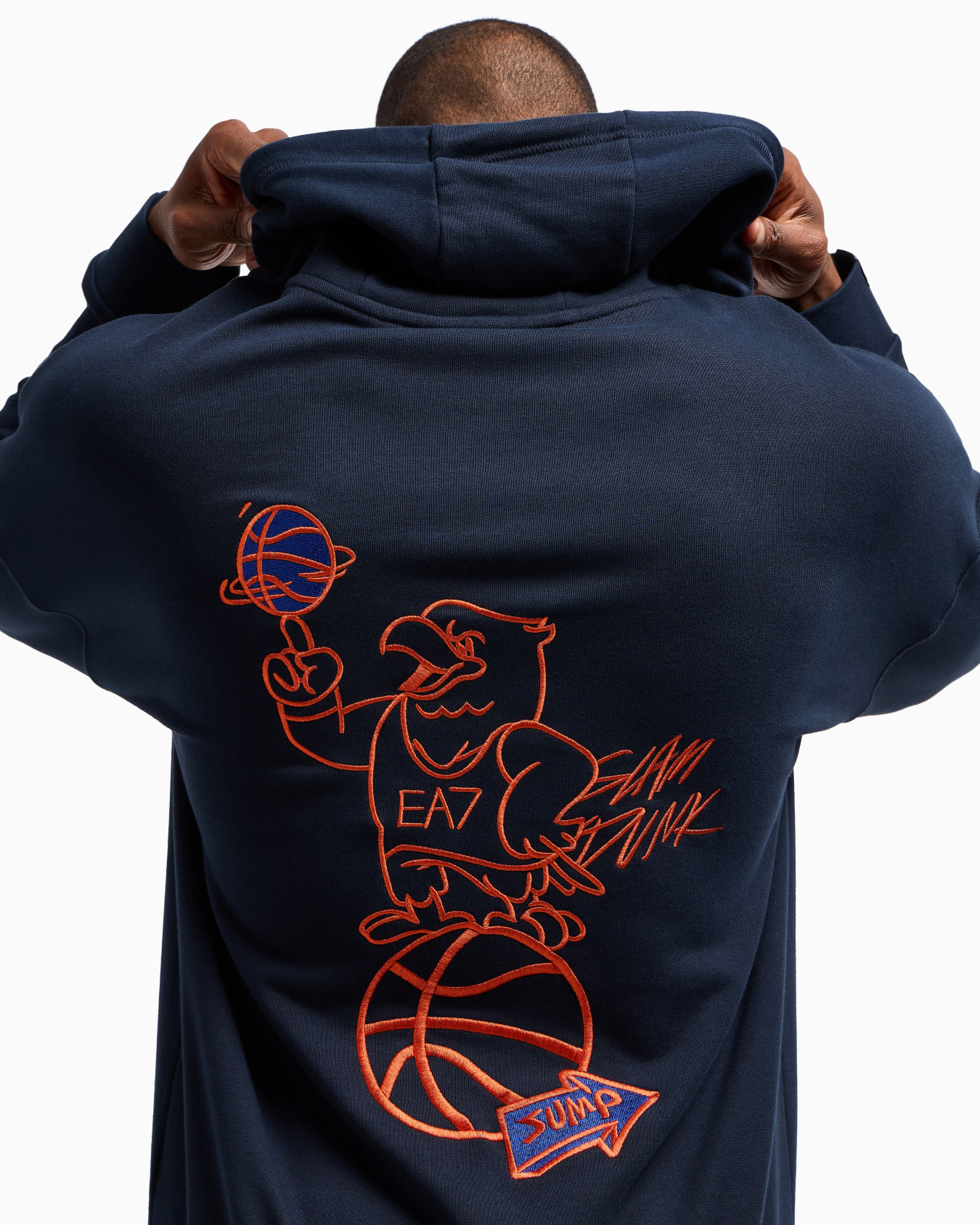 Cotton hooded Graphic Series sweatshirt Slide 4