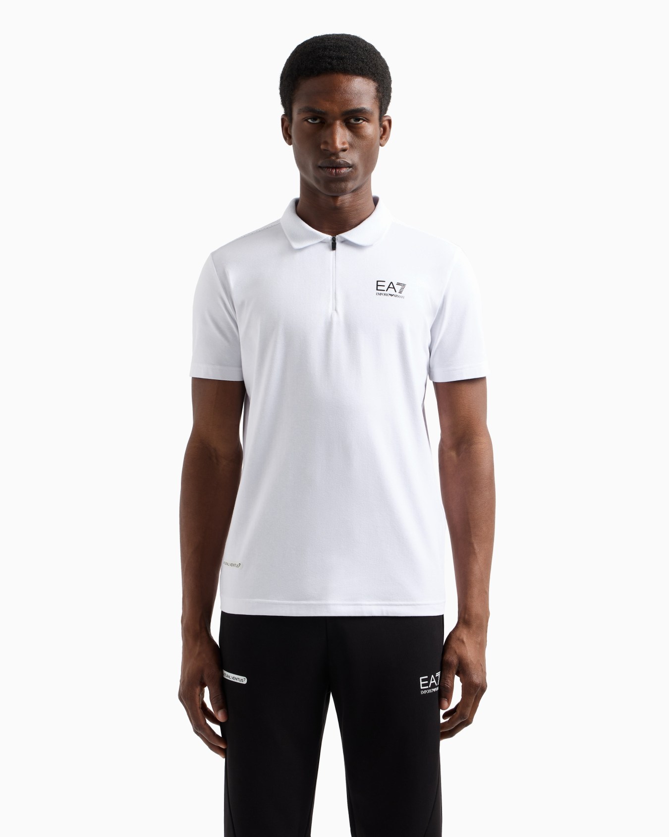 Dynamic Athlete polo shirt in Natural VENTUS7 technical fabric Slide 3