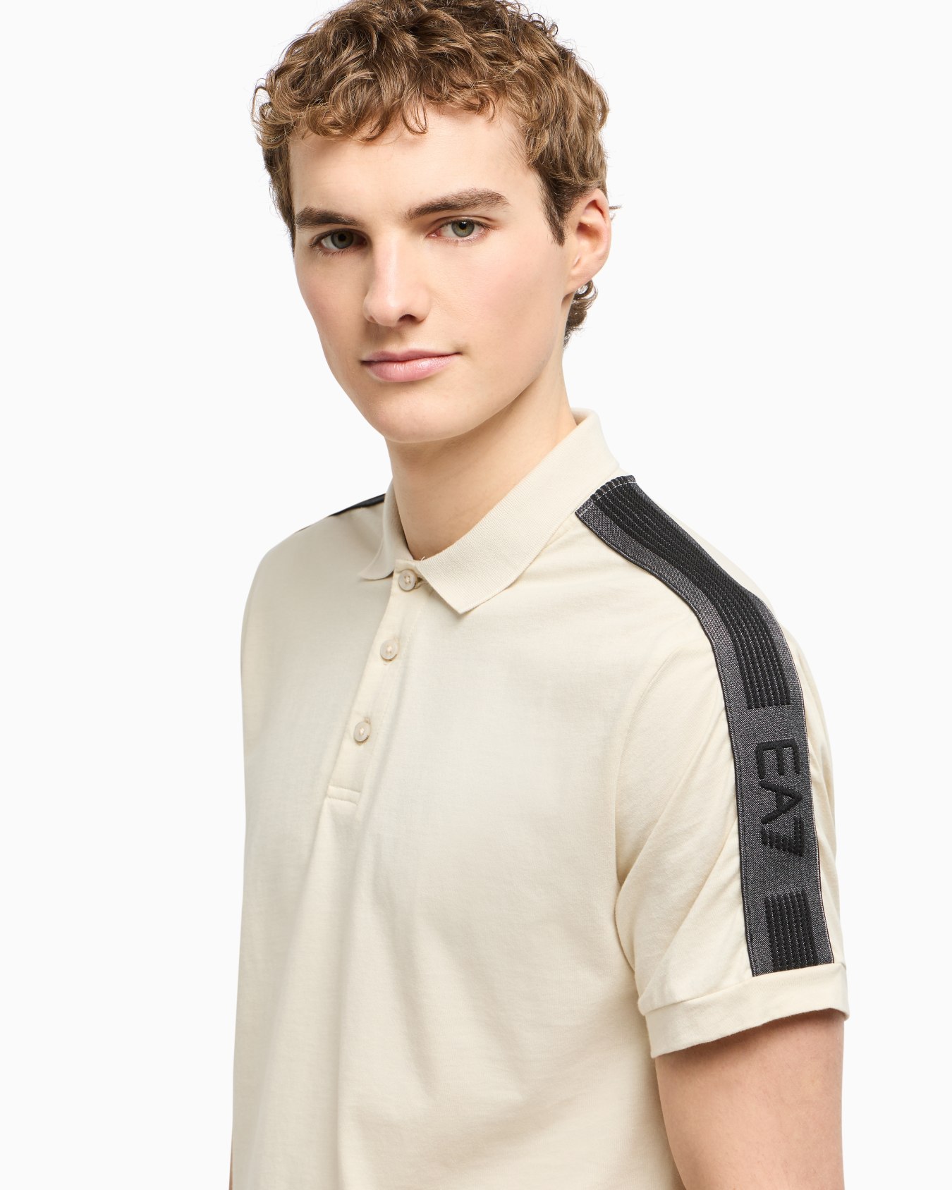 Logo Series cotton-jersey polo shirt Slide 5