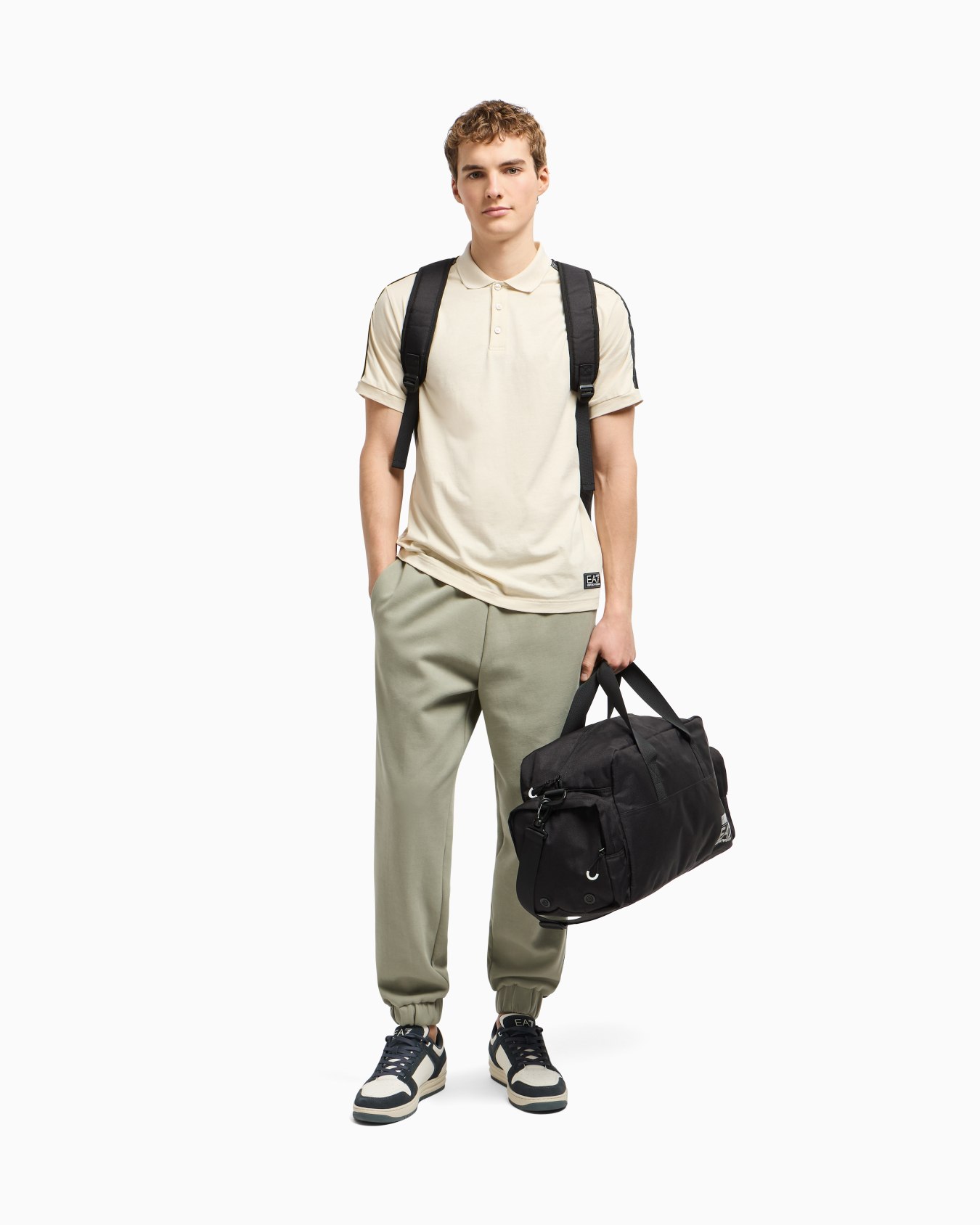 Logo Series cotton-jersey polo shirt Slide 2