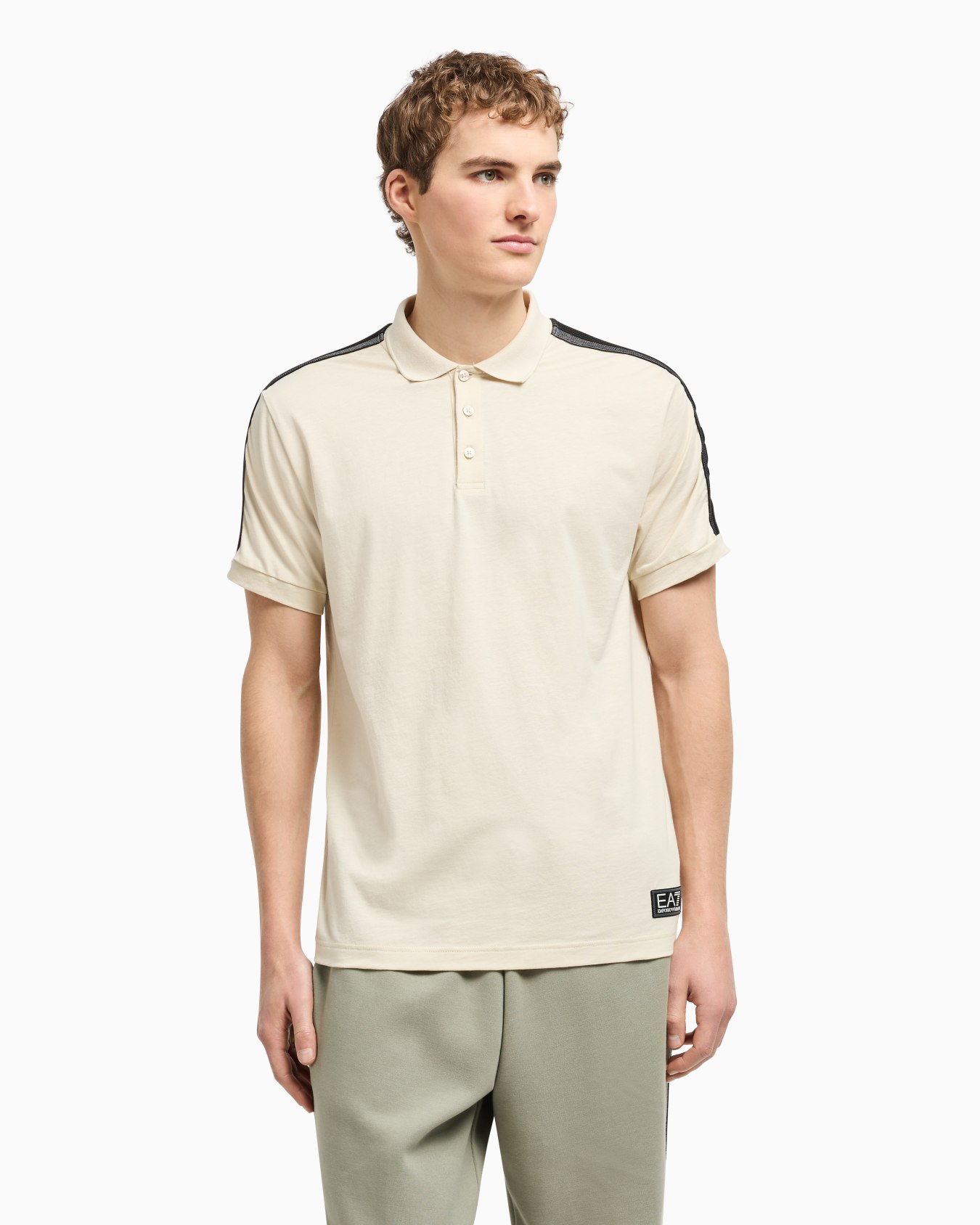 Logo Series cotton-jersey polo shirt Slide 4