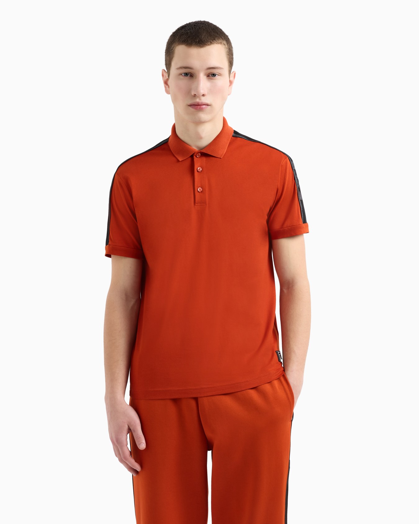 Logo Series cotton-jersey polo shirt Slide 3