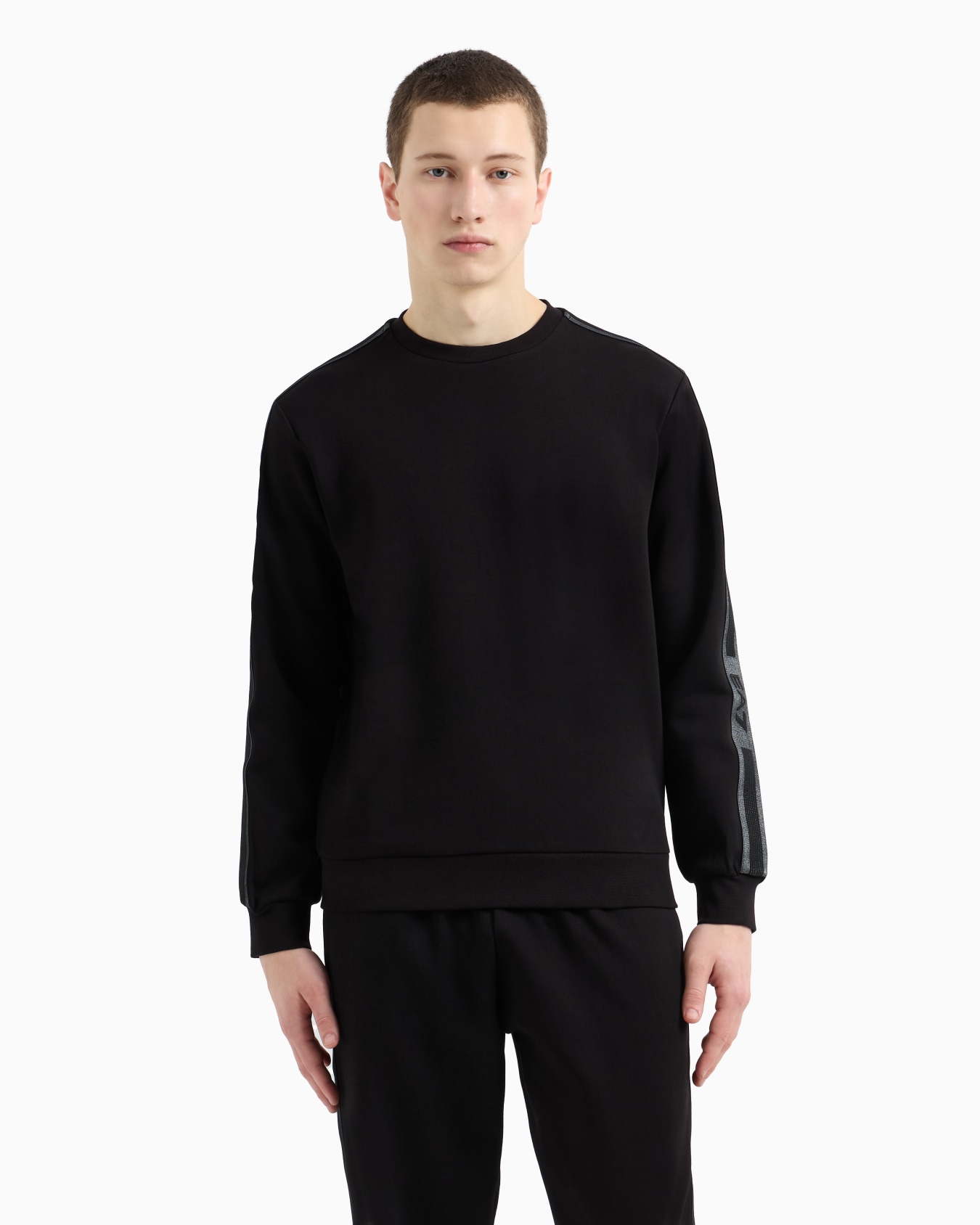 Logo Series cotton-jersey crew-neck sweatshirt Slide 3