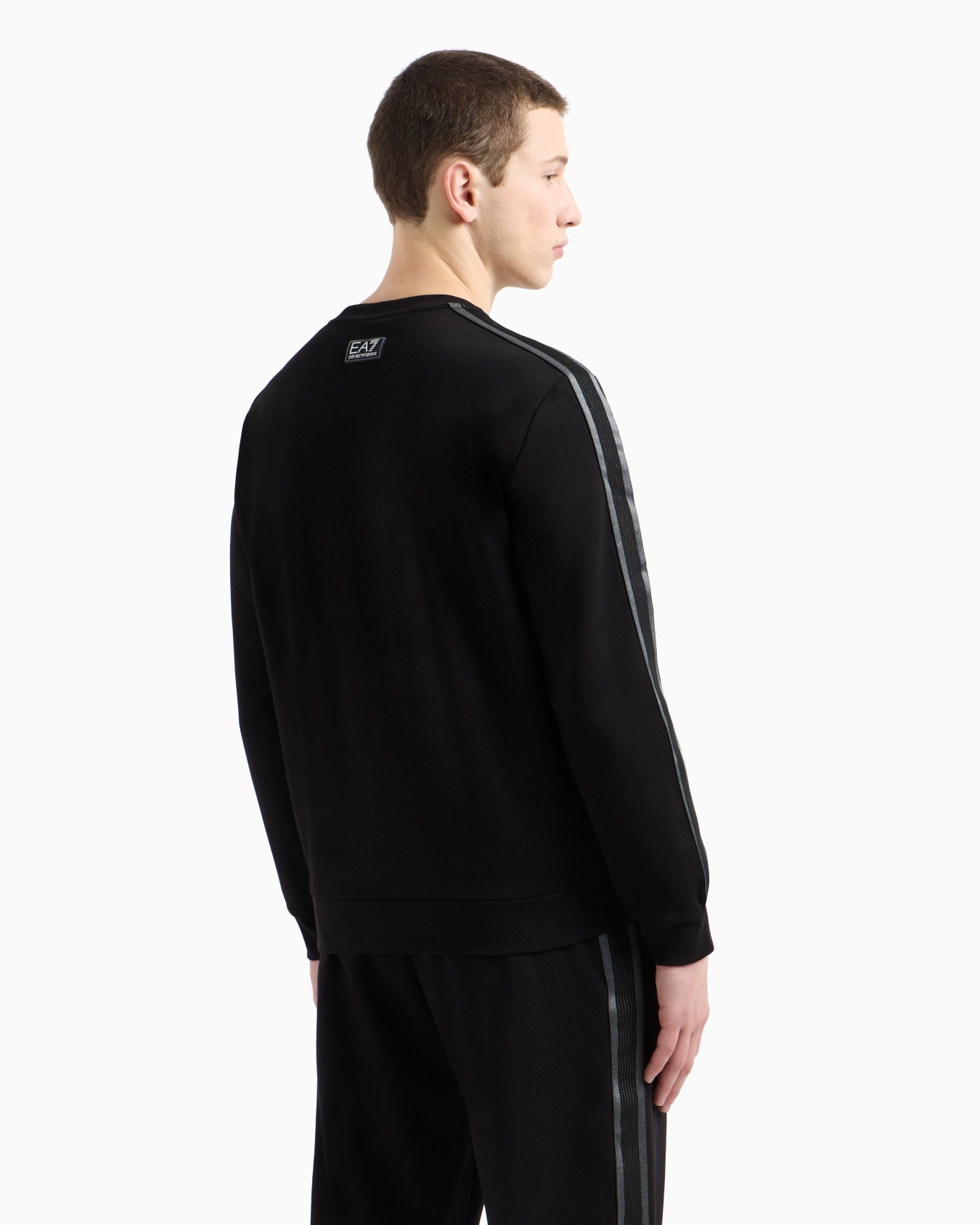 Logo Series cotton-jersey crew-neck sweatshirt Slide 2