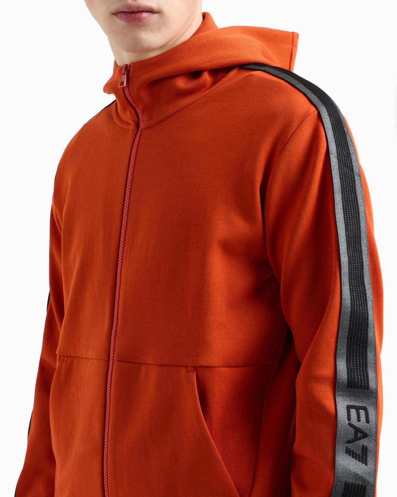 Sweat-shirt à capuche Logo Series en jersey de coton  Diapositive 4