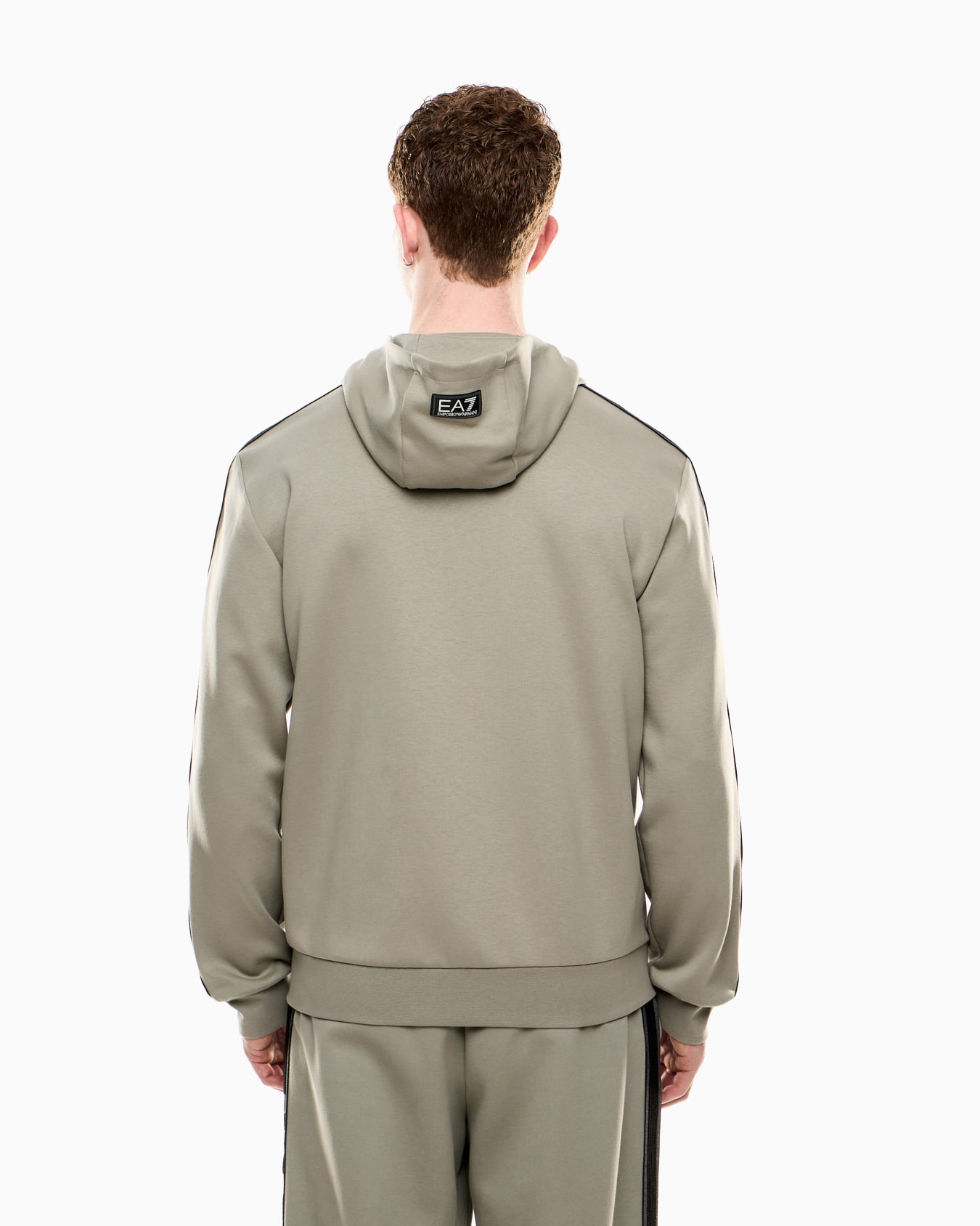 Felpa con cappuccio Logo Series in jersey di cotone Slide 2
