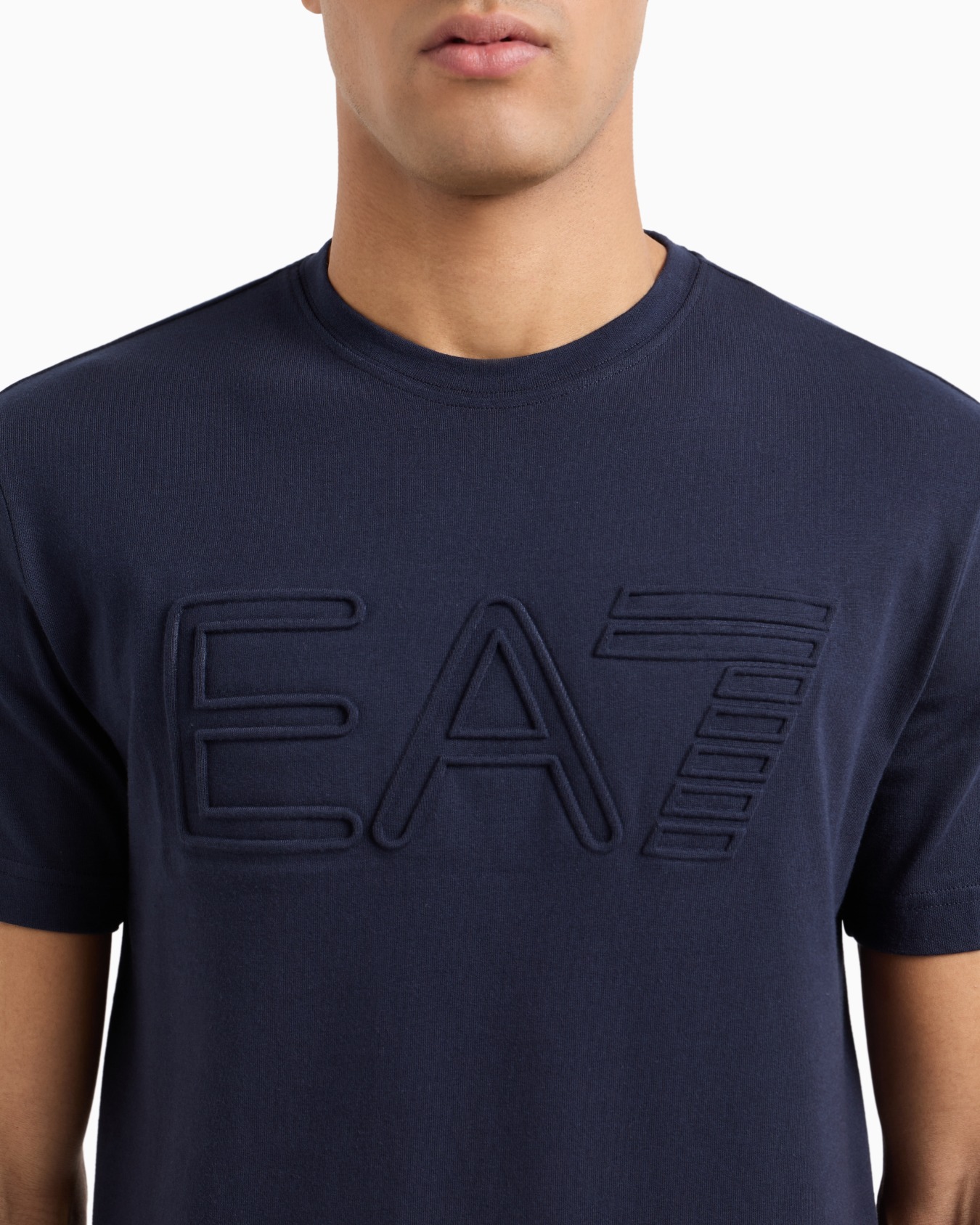 Logo Series short-sleeved organic cotton jersey T-shirt Slide 5