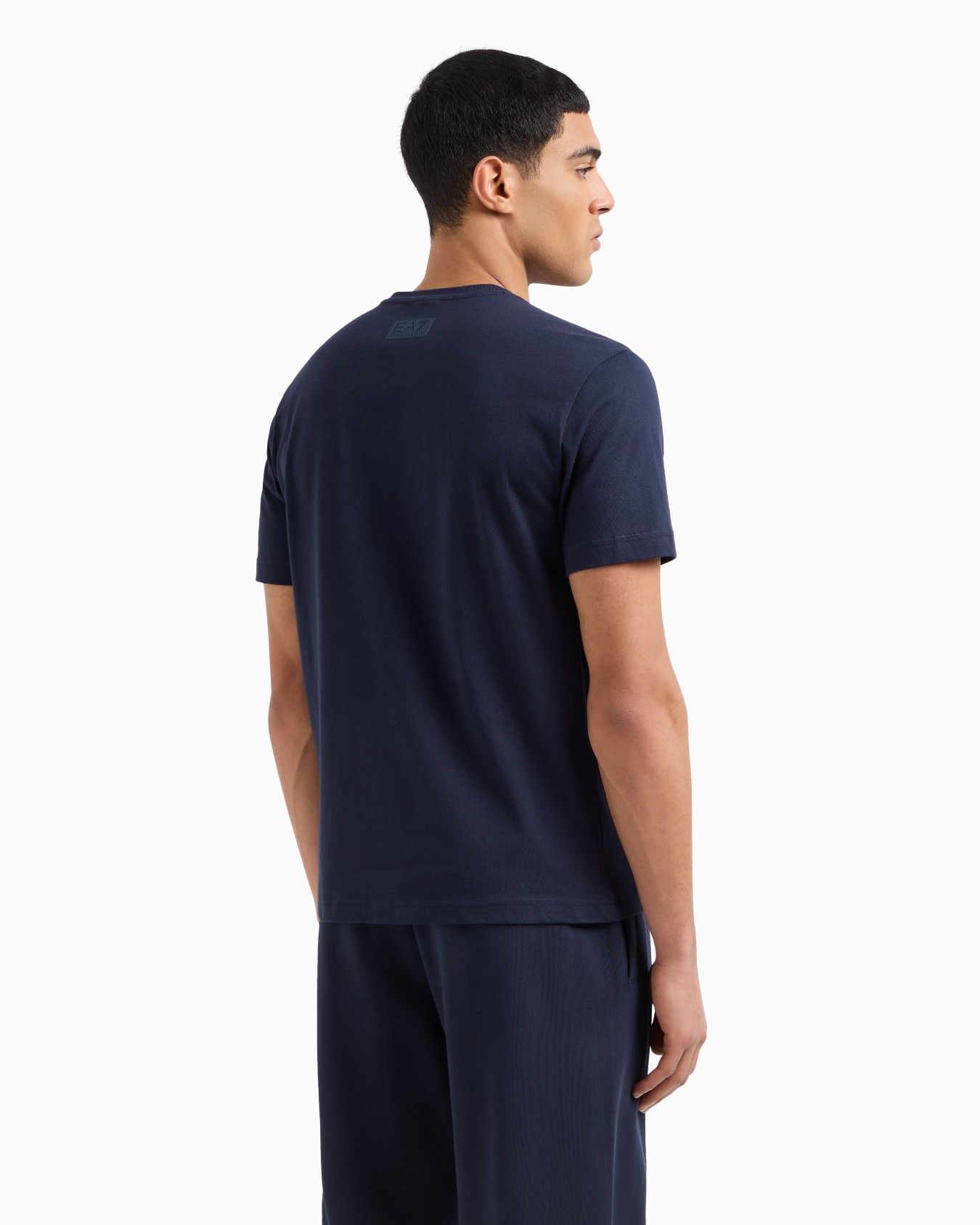 Logo Series short-sleeved organic cotton jersey T-shirt Slide 3