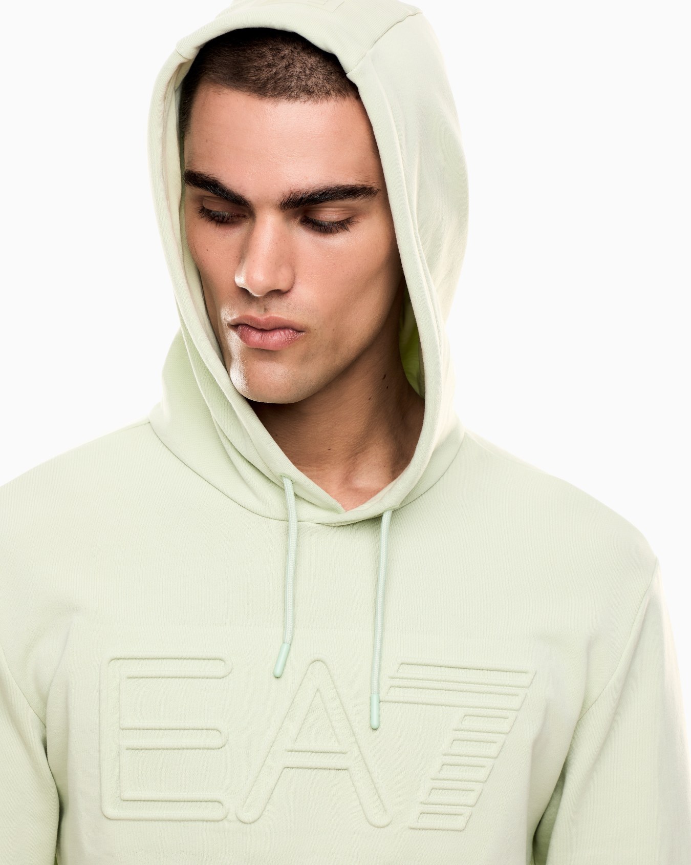 Logo Series organic-cotton hooded sweatshirt Slide 4