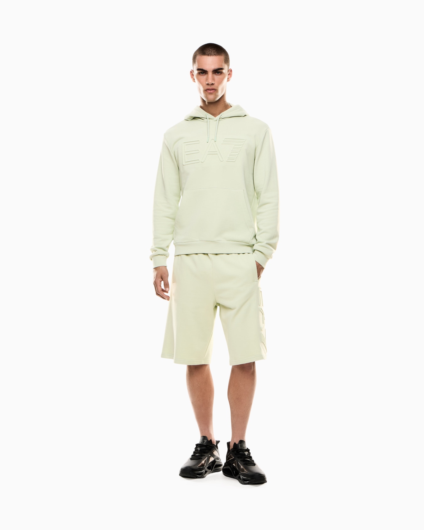 Logo Series organic-cotton hooded sweatshirt Slide 1
