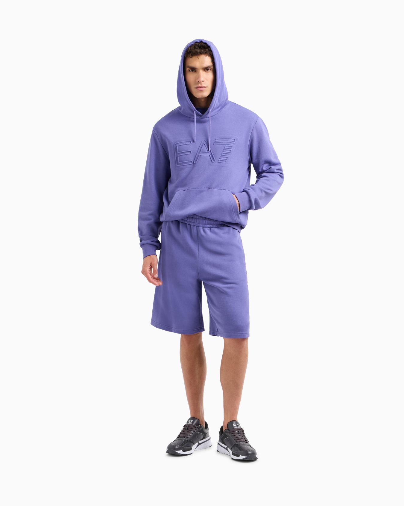 Logo Series organic-cotton hooded sweatshirt Slide 1