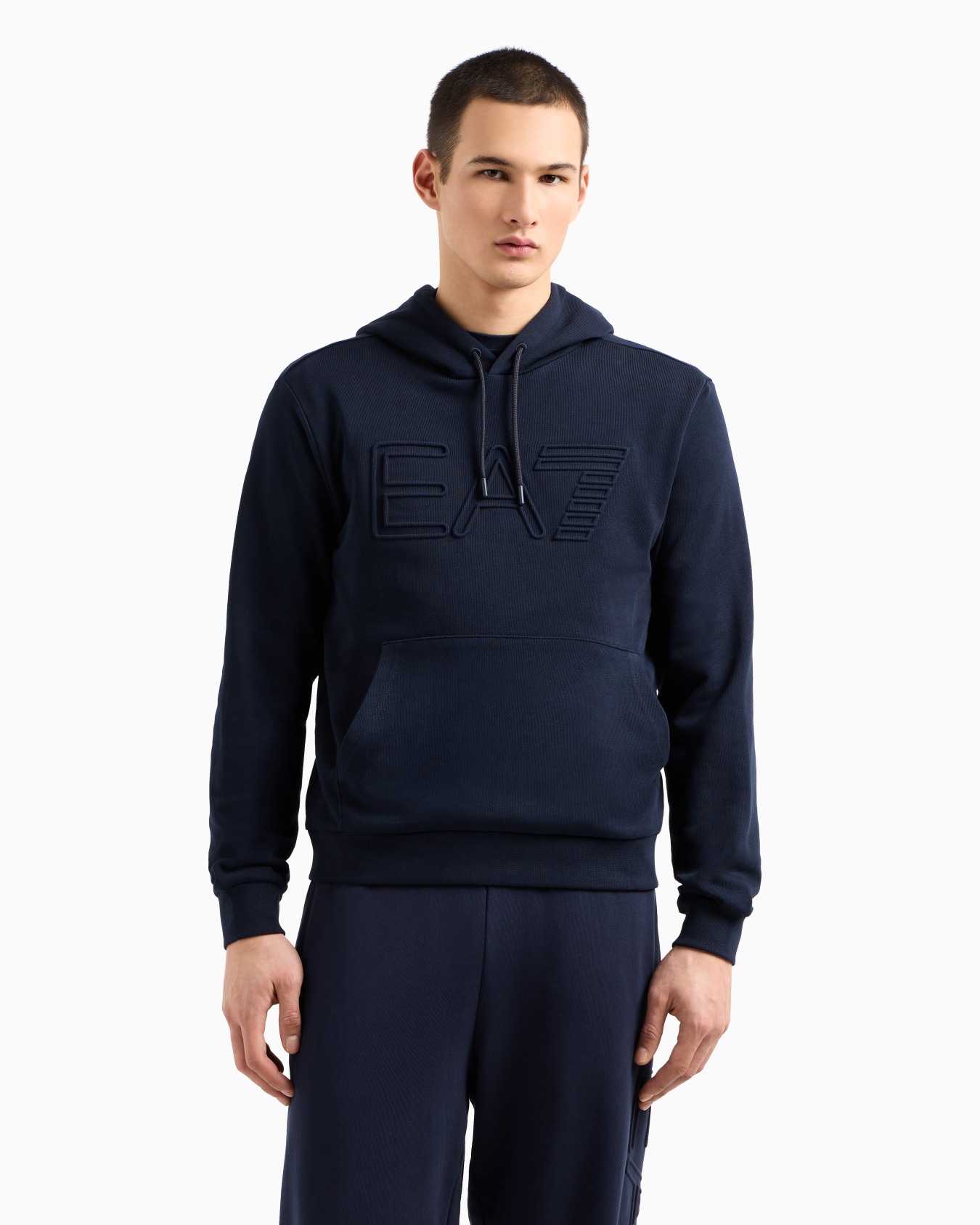 Logo Series organic-cotton hooded sweatshirt Slide 3