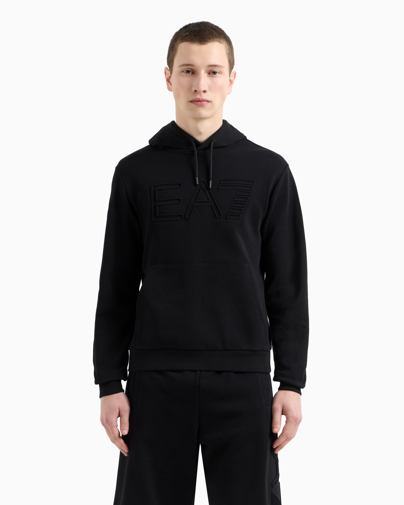 Logo Series organic-cotton hooded sweatshirt Slide 3