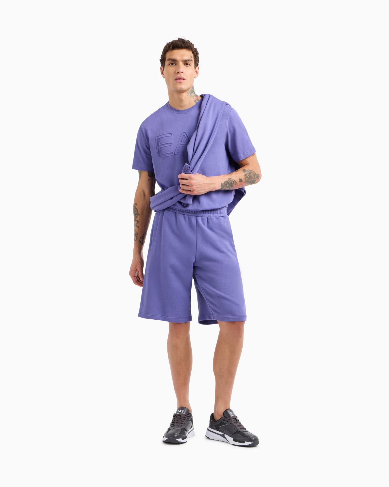 Logo Series organic-cotton Bermuda shorts Slide 1
