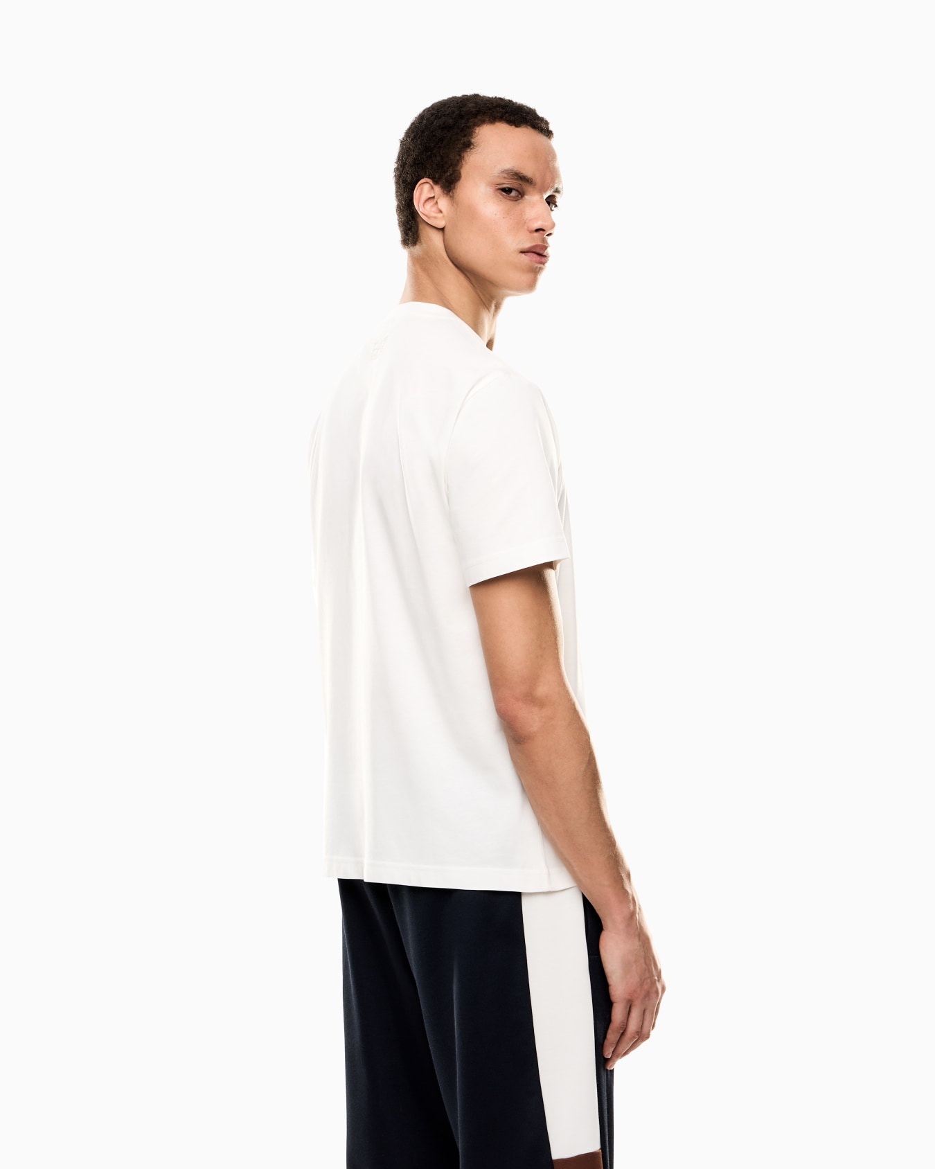 Logo Series cotton jersey T-shirt with oversized logo Slide 2