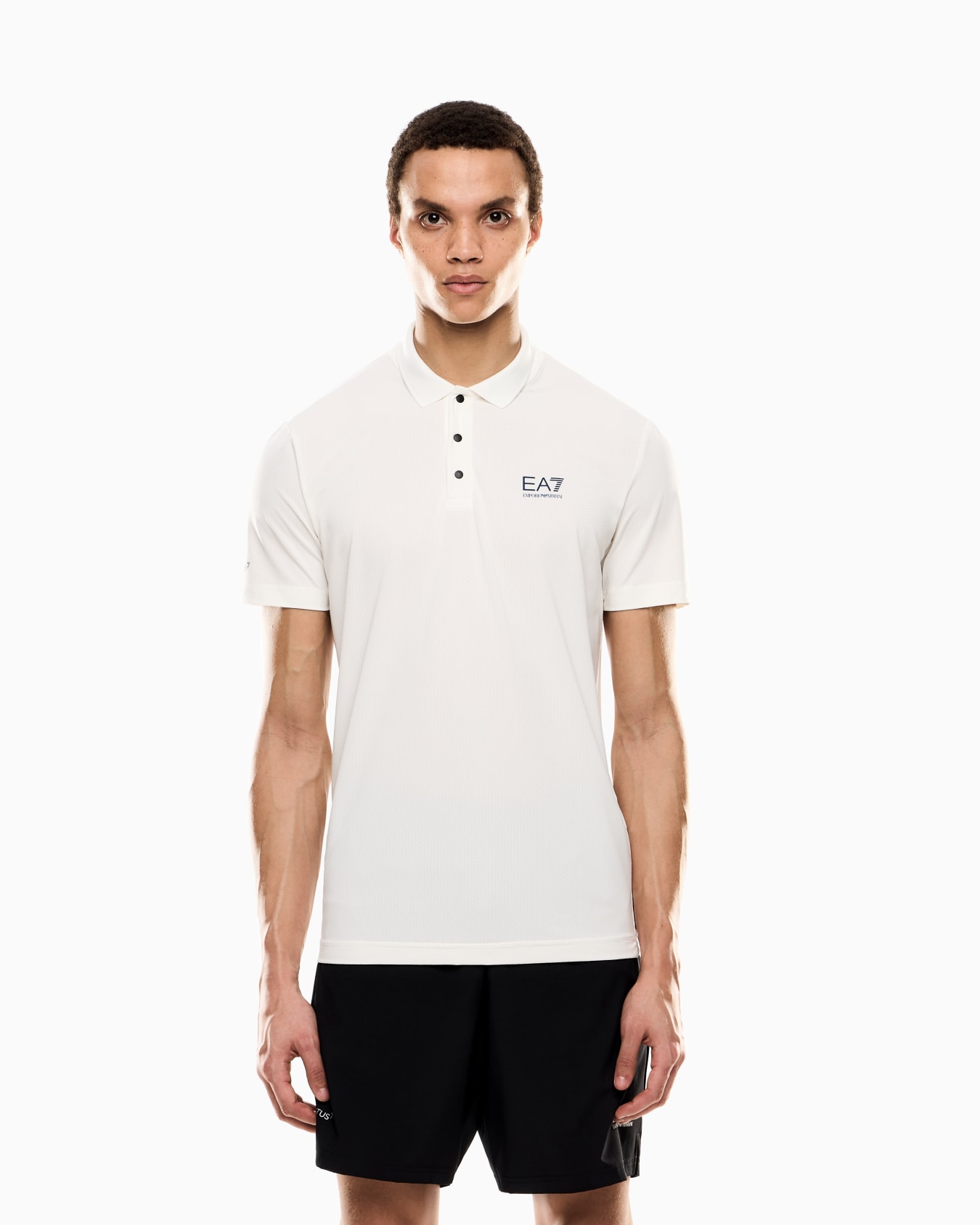Tennis Pro two-tone polo shirt in VENTUS7 technical fabric Slide 3