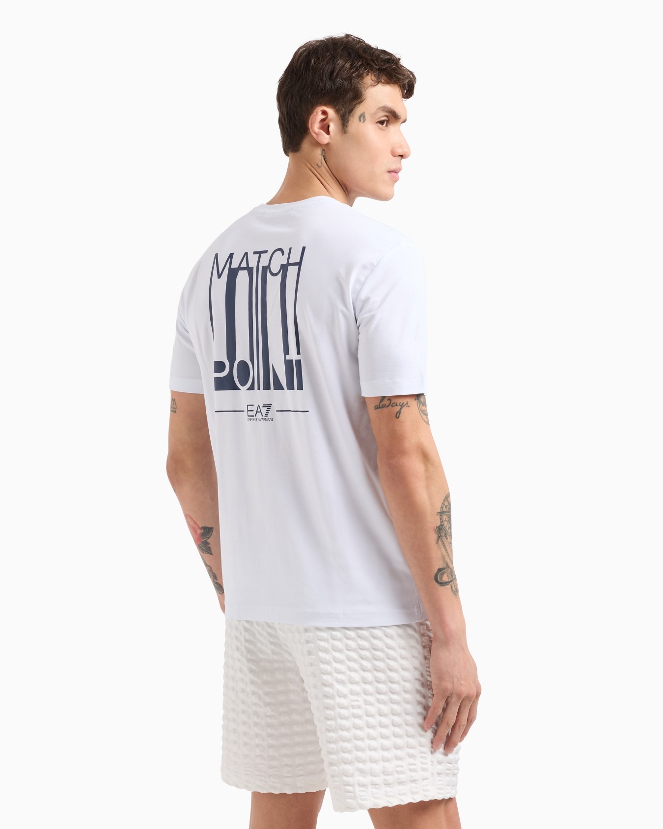 Tennis Club stretch viscose-blend crew-neck T-shirt Slide 2