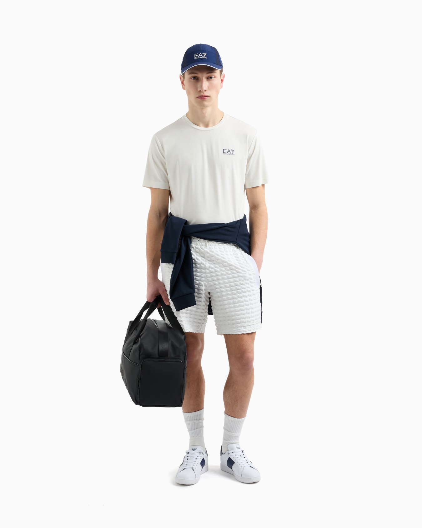 Tennis Club stretch viscose-blend crew-neck T-shirt Slide 1
