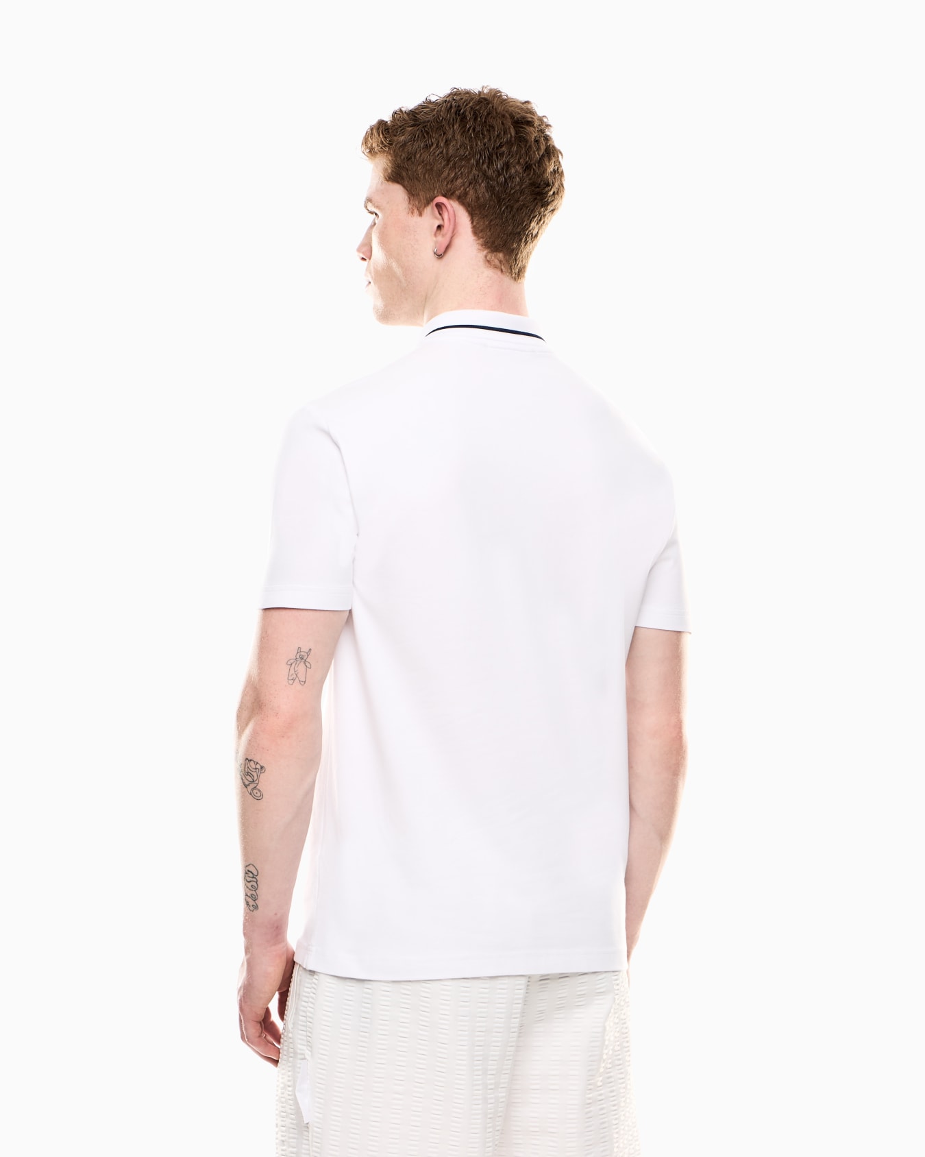 Tennis Club stretch cotton piqué polo shirt Slide 2