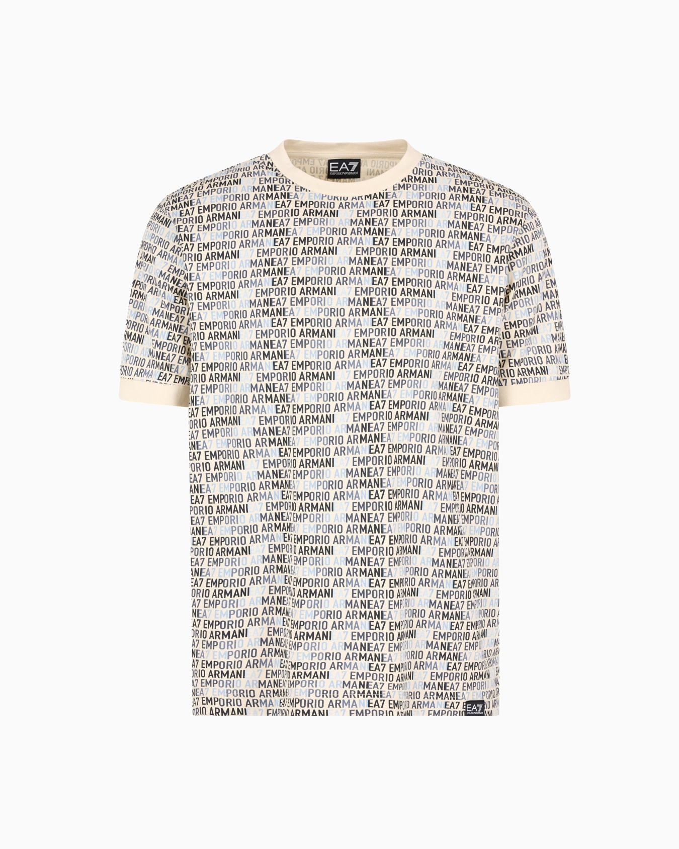 Logo Series cotton jersey crew-neck T-shirt with monogram print Slide 0