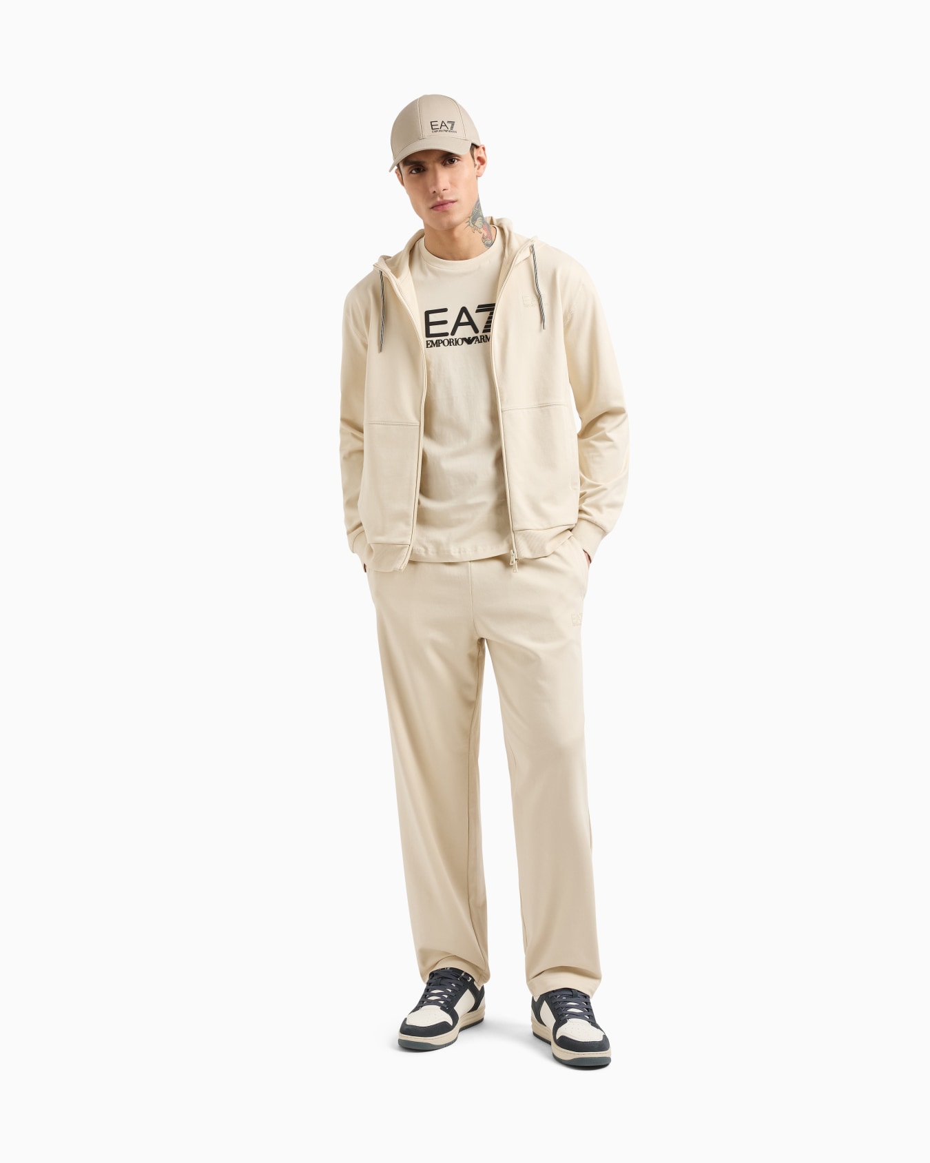 Visibility cotton crew-neck T-shirt Slide 1