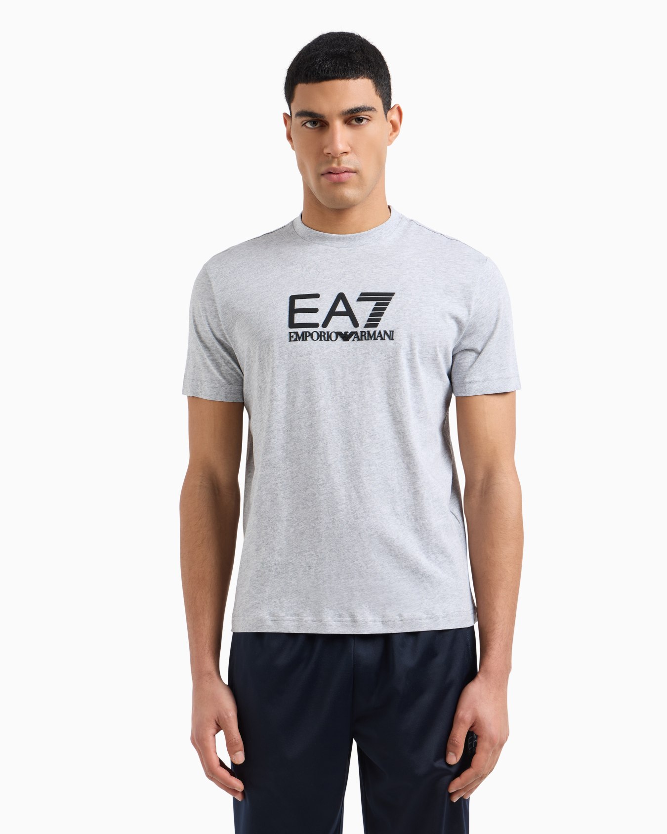 Visibility cotton crew-neck T-shirt Slide 3