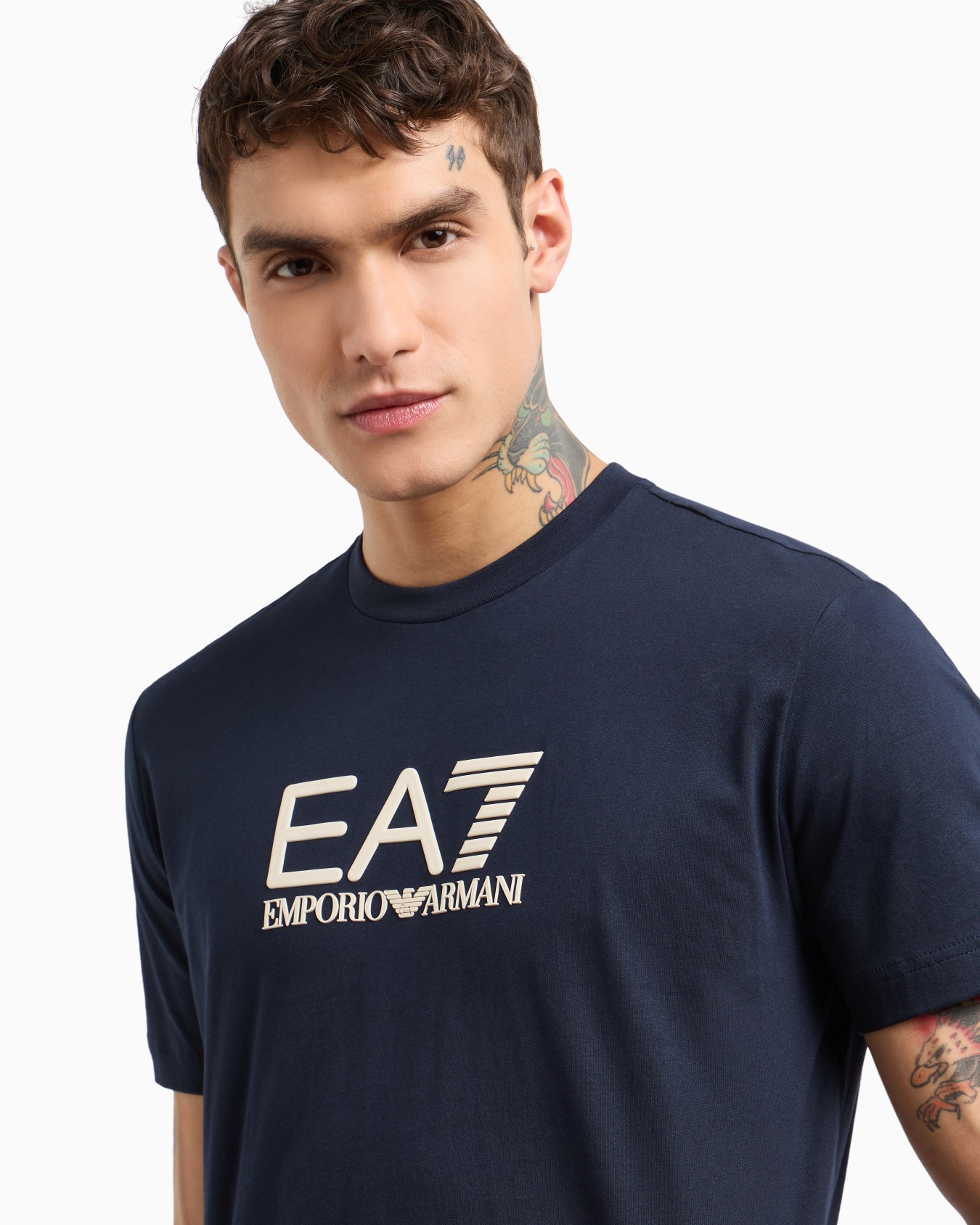 Visibility cotton crew-neck T-shirt Slide 4