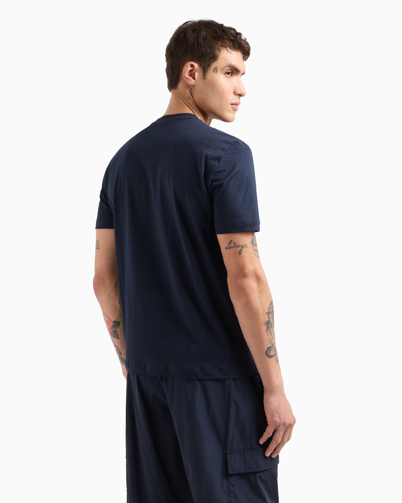 Visibility cotton crew-neck T-shirt Slide 2