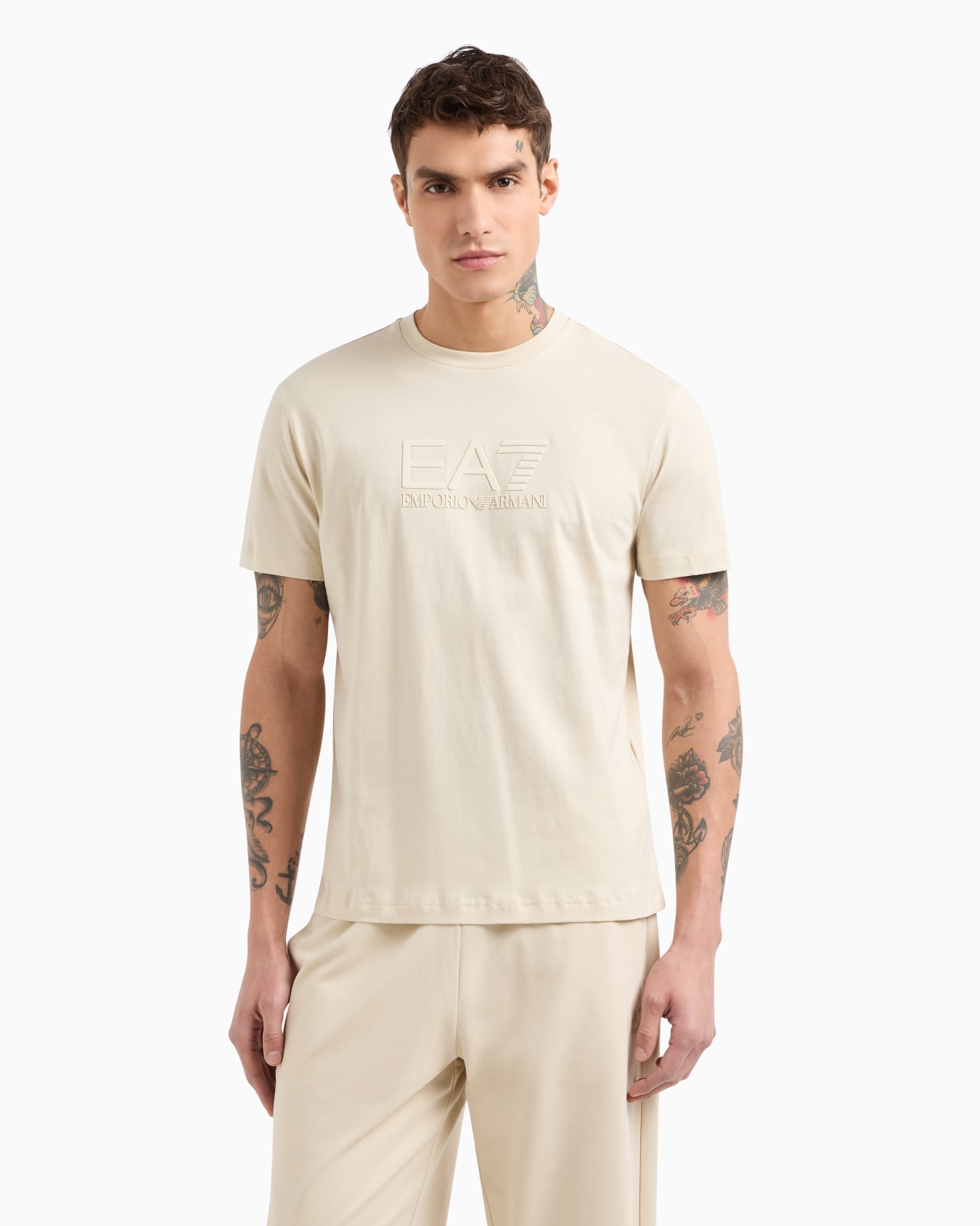 Visibility cotton crew-neck T-shirt Slide 3