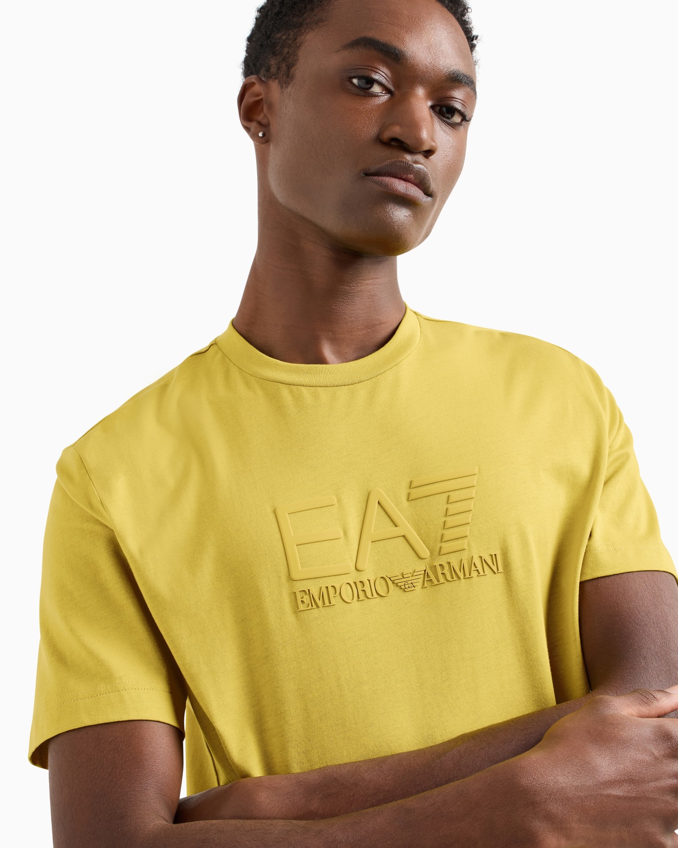Visibility cotton crew-neck T-shirt Slide 4