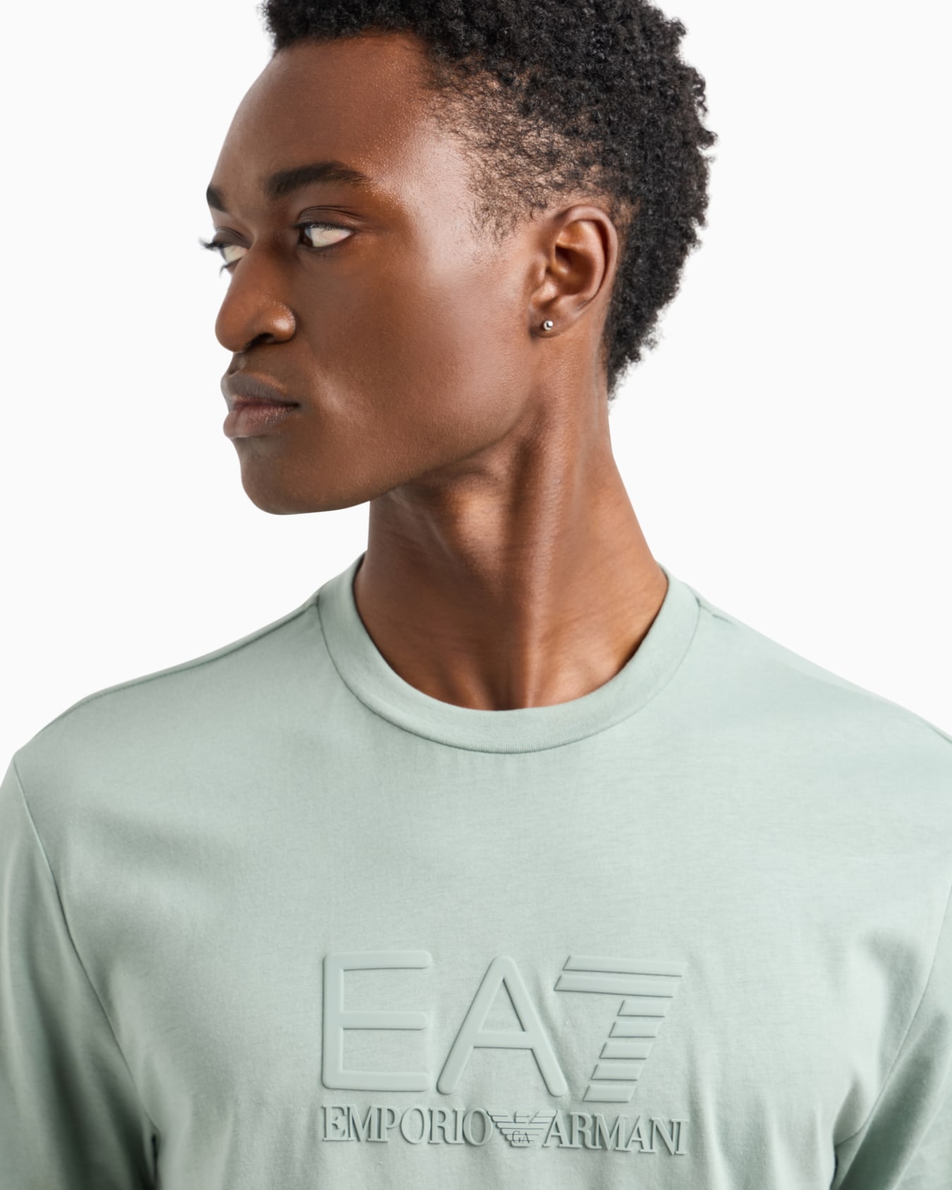 Visibility cotton crew-neck T-shirt Slide 4