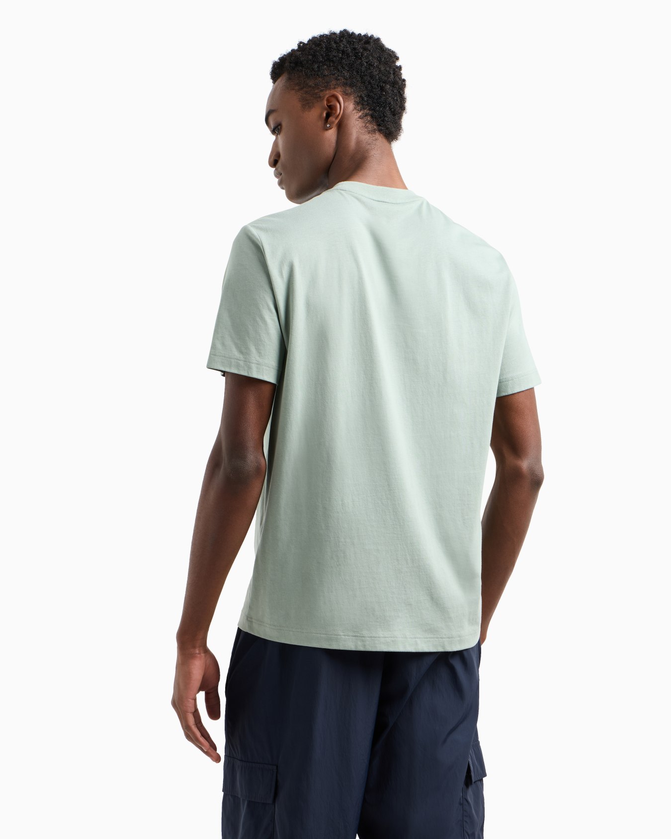 Visibility cotton crew-neck T-shirt Slide 2