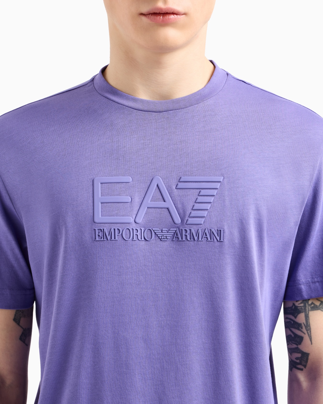 Visibility cotton crew-neck T-shirt Slide 4