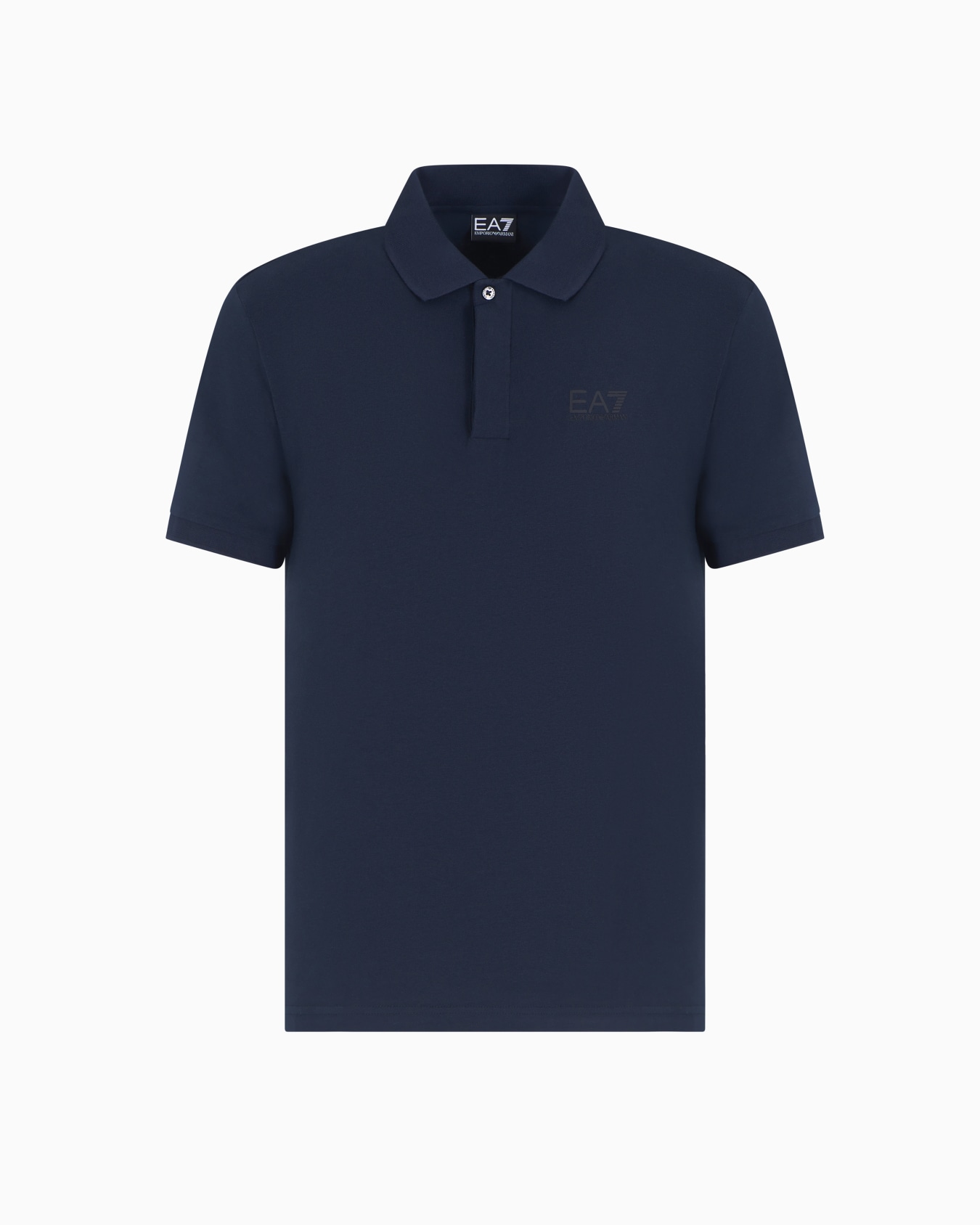 Visibility stretch cotton-jersey polo shirt Slide 0