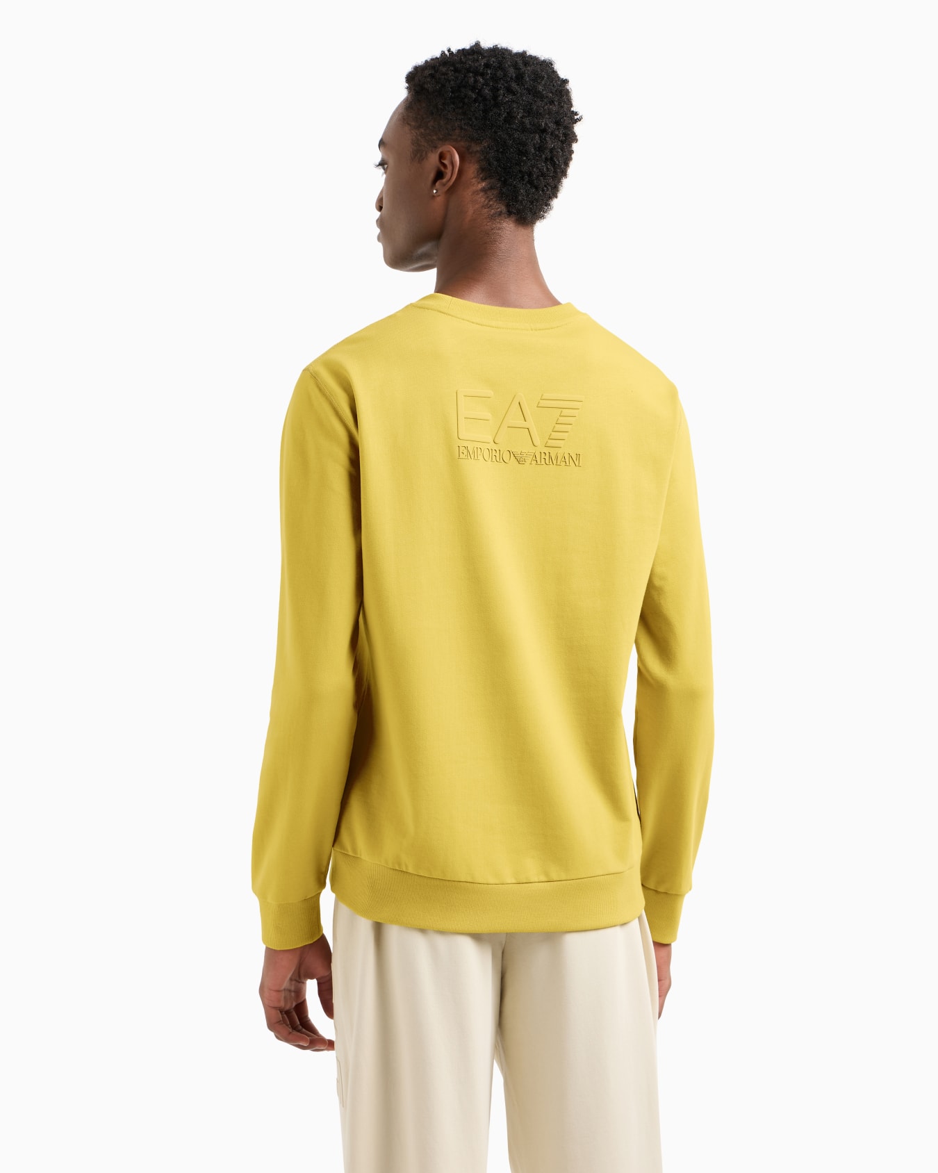 Visibility cotton crew-neck sweatshirt  Slide 2