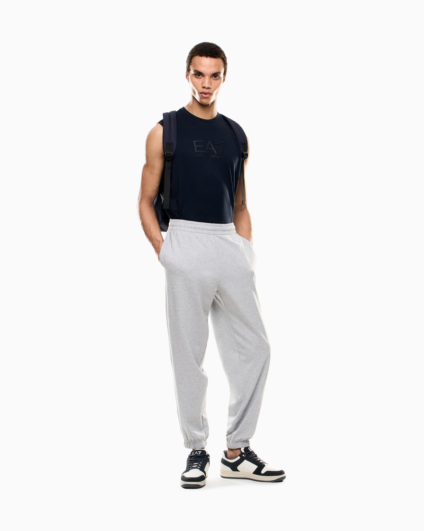 Pantaloni jogger Visibility in cotone Slide 1