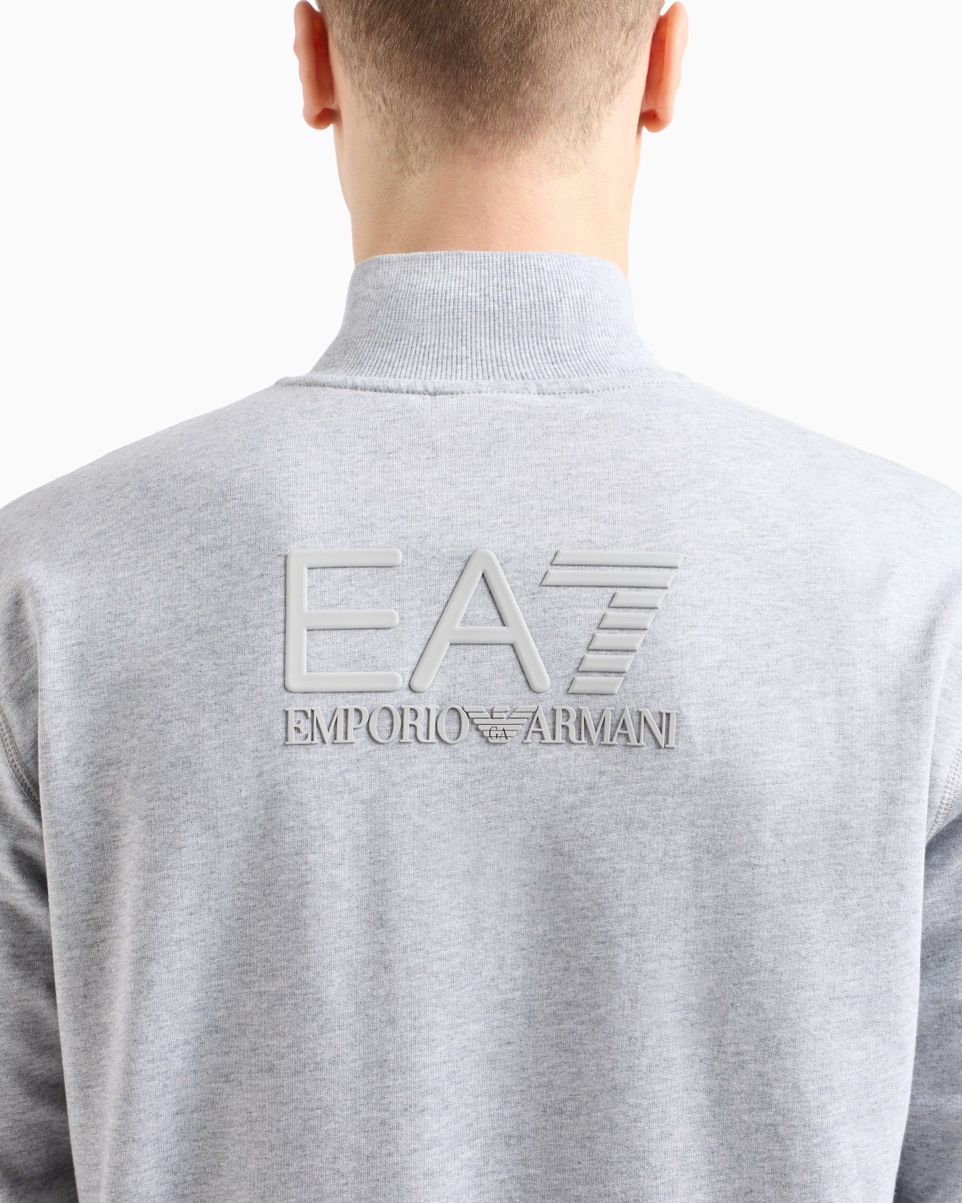 Visibility cotton full-zip tracksuit Slide 3