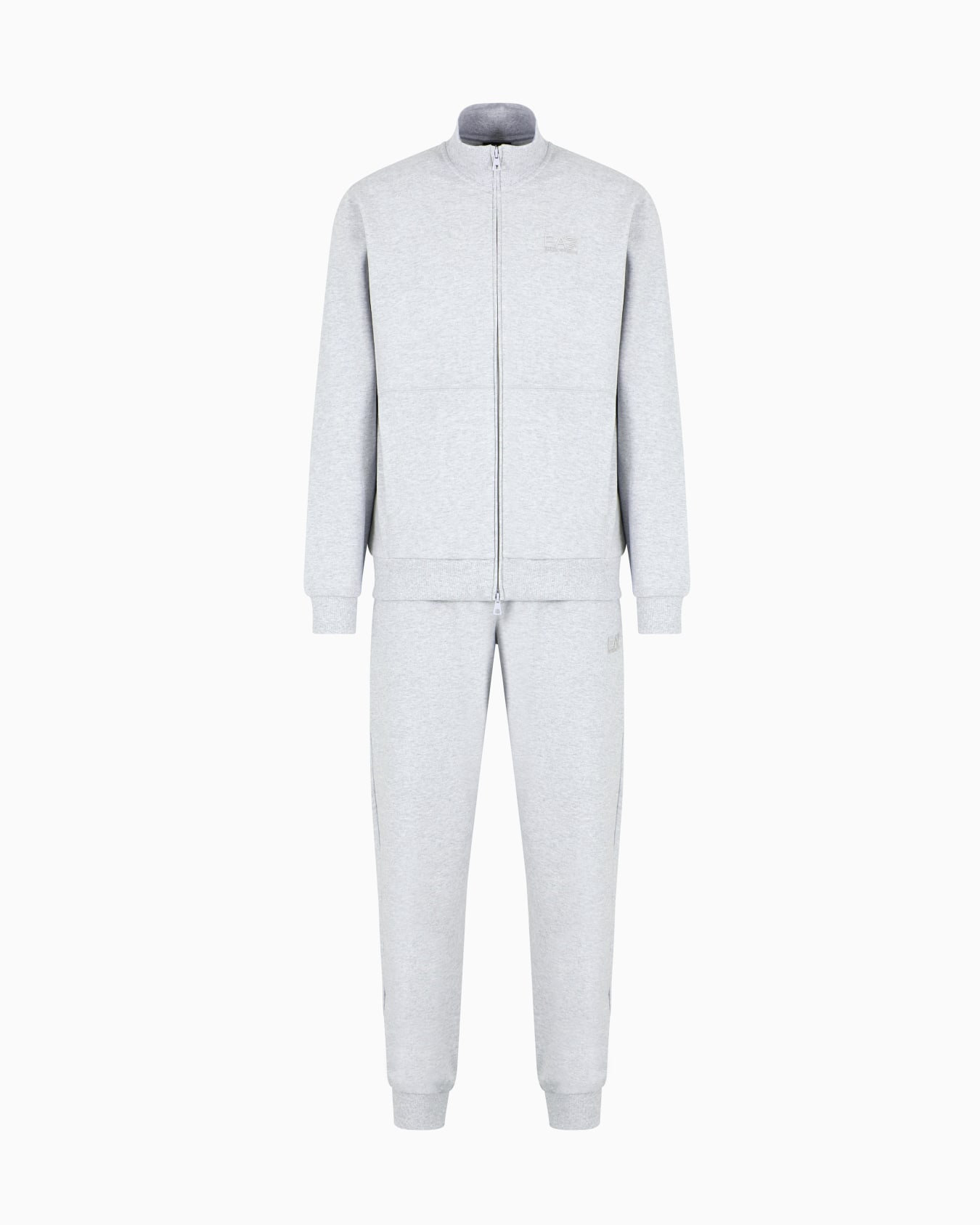 Visibility cotton full-zip tracksuit Slide 0