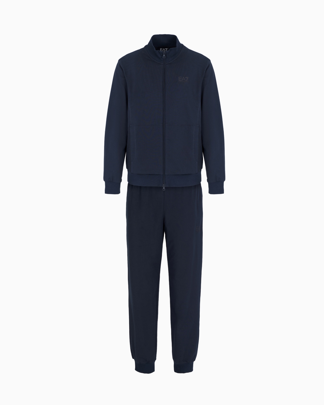 Visibility cotton full-zip tracksuit Slide 0