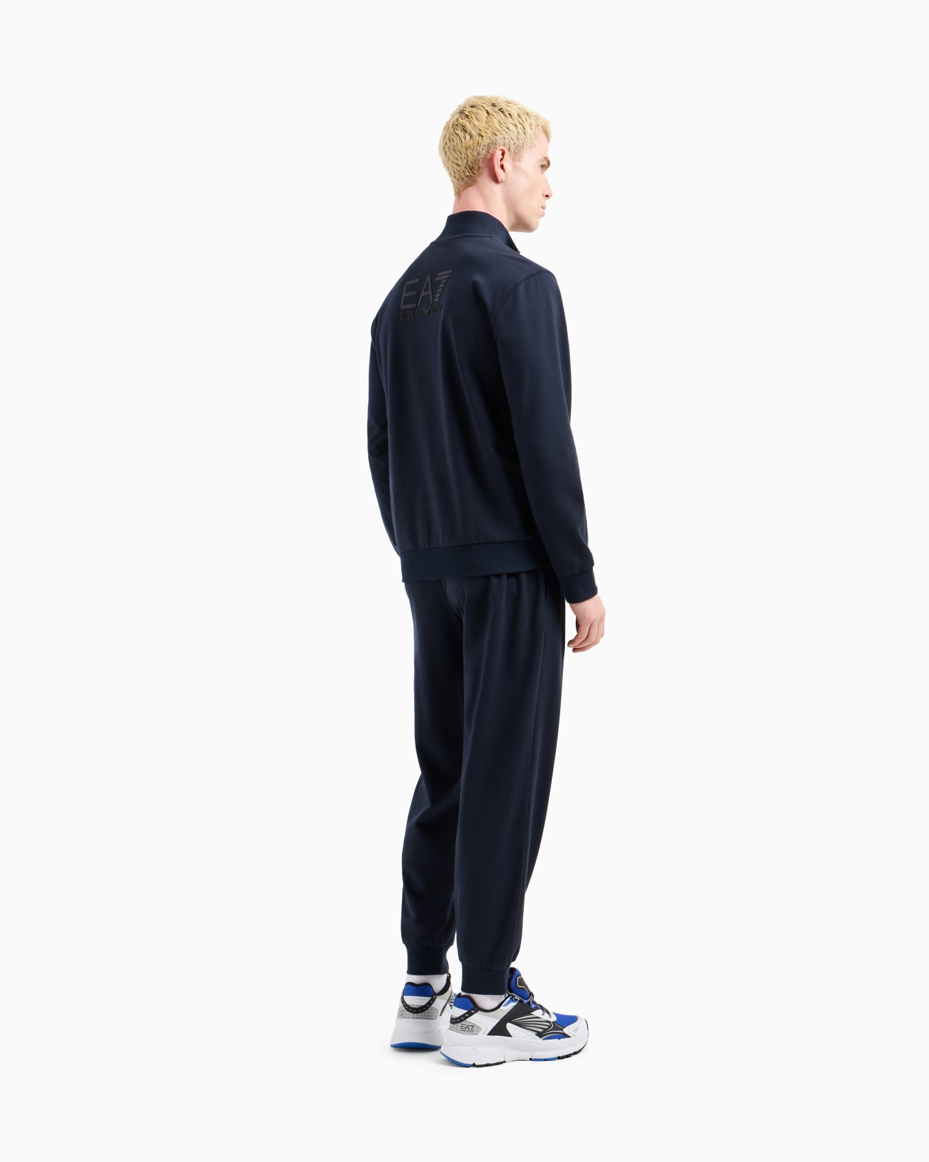 Visibility cotton full-zip tracksuit Slide 2