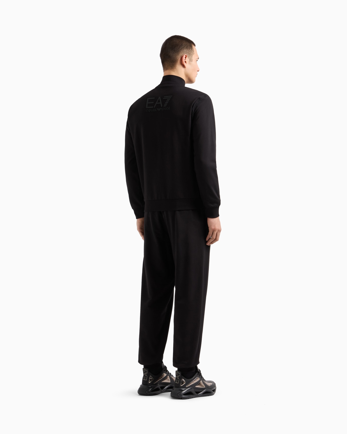 Visibility cotton full-zip tracksuit Slide 2