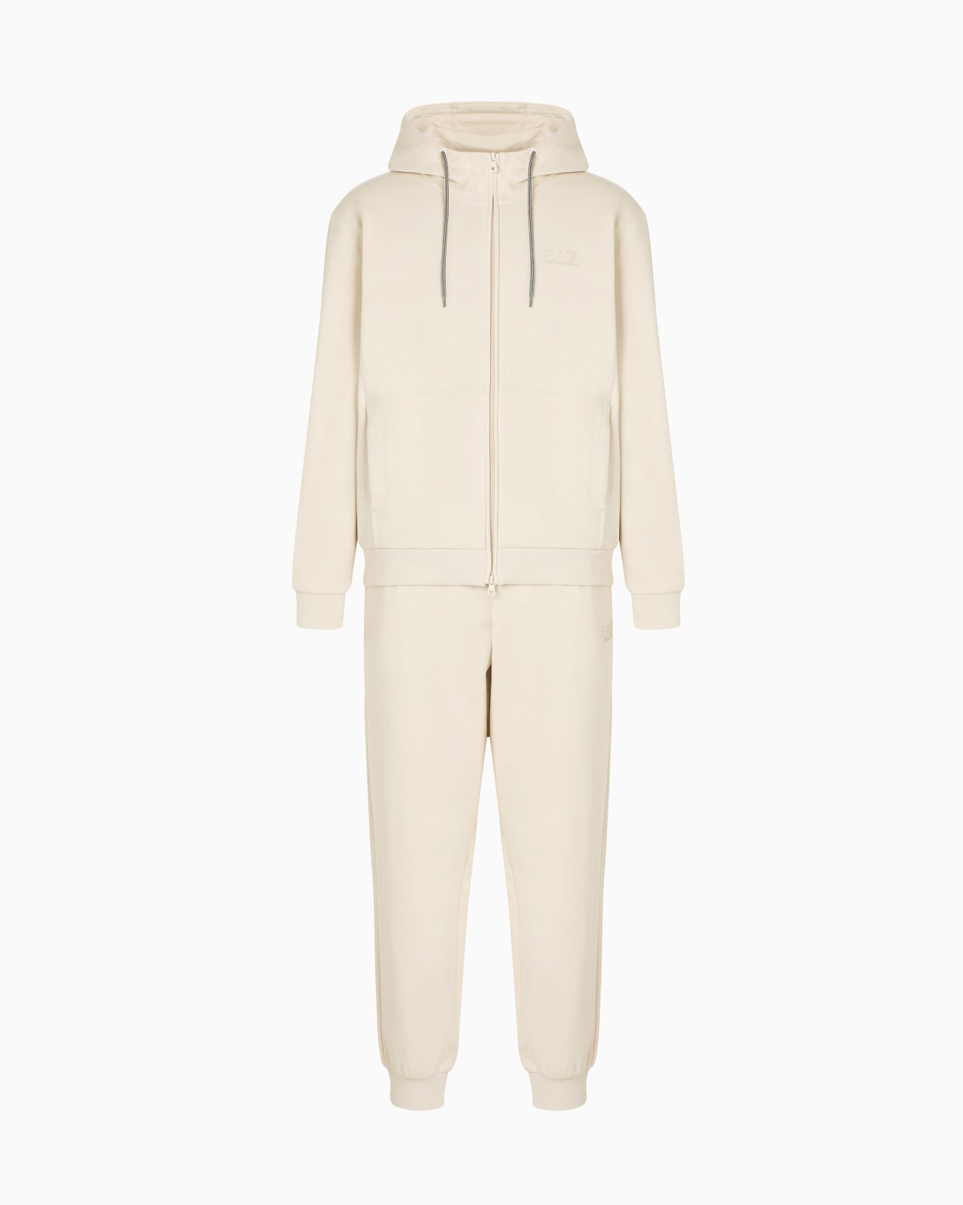 Visibility cotton-blend jersey-fleece tracksuit Slide 0
