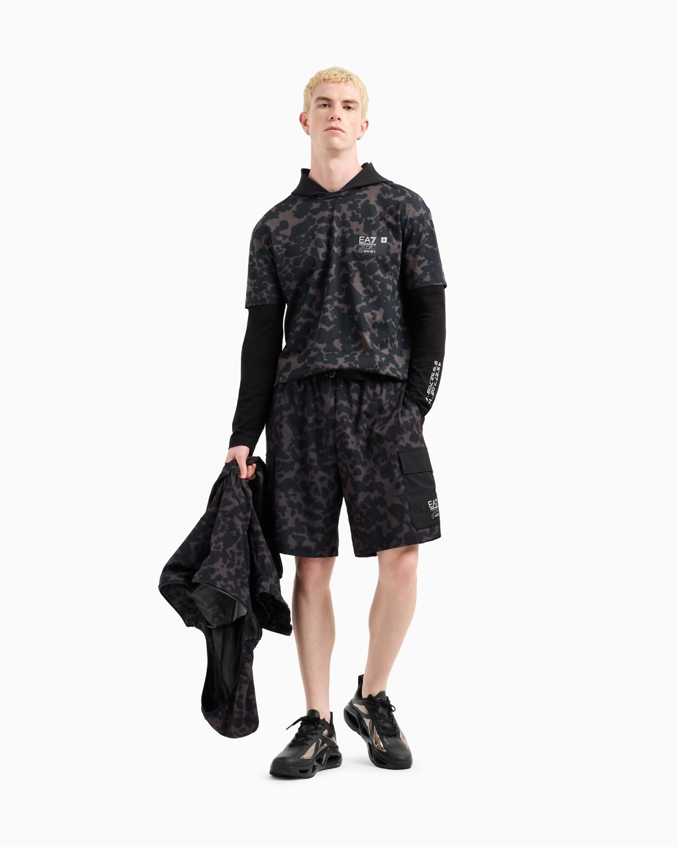 Cotton hooded Visibility sweatshirt Slide 1