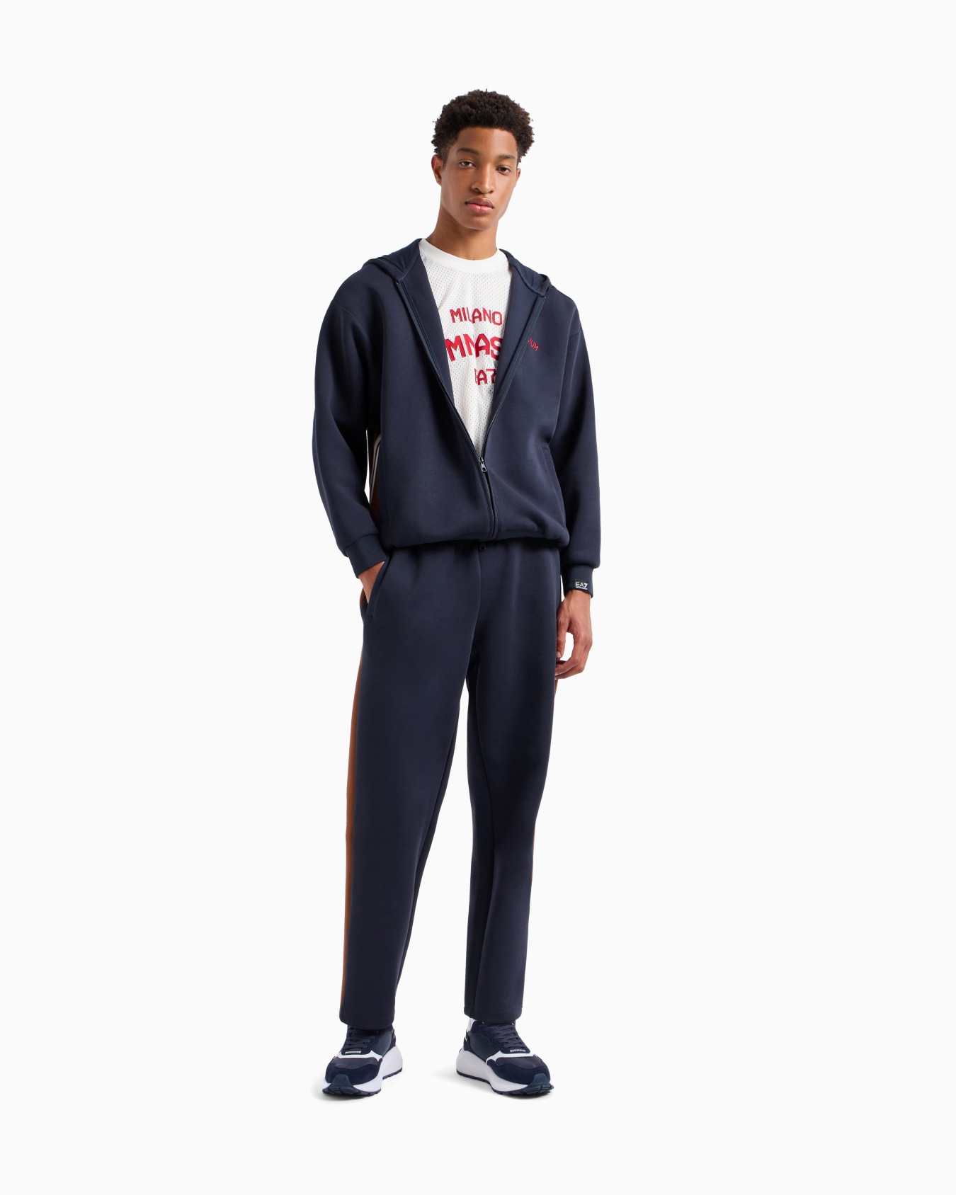 Club House stretch-cotton interlock trousers Slide 1