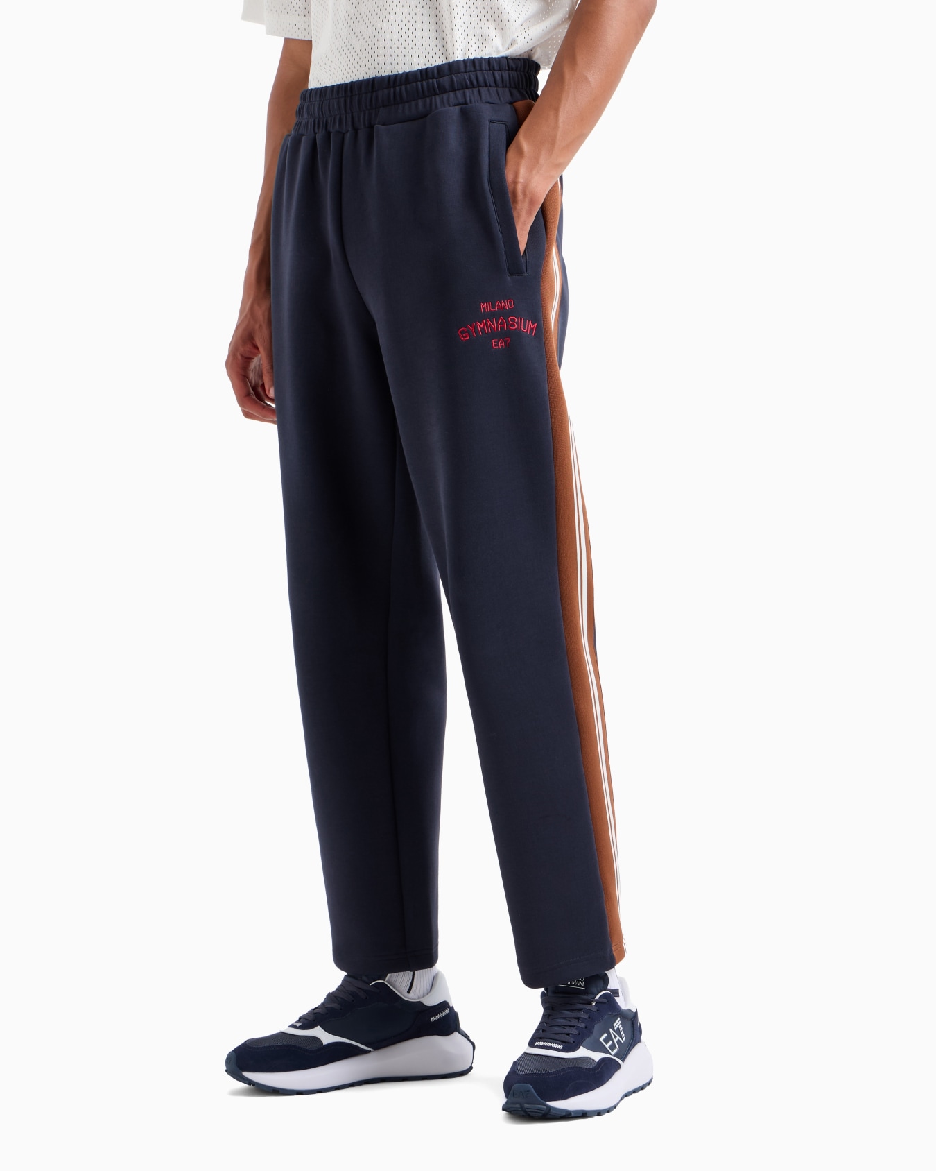 Club House stretch-cotton interlock trousers Slide 3