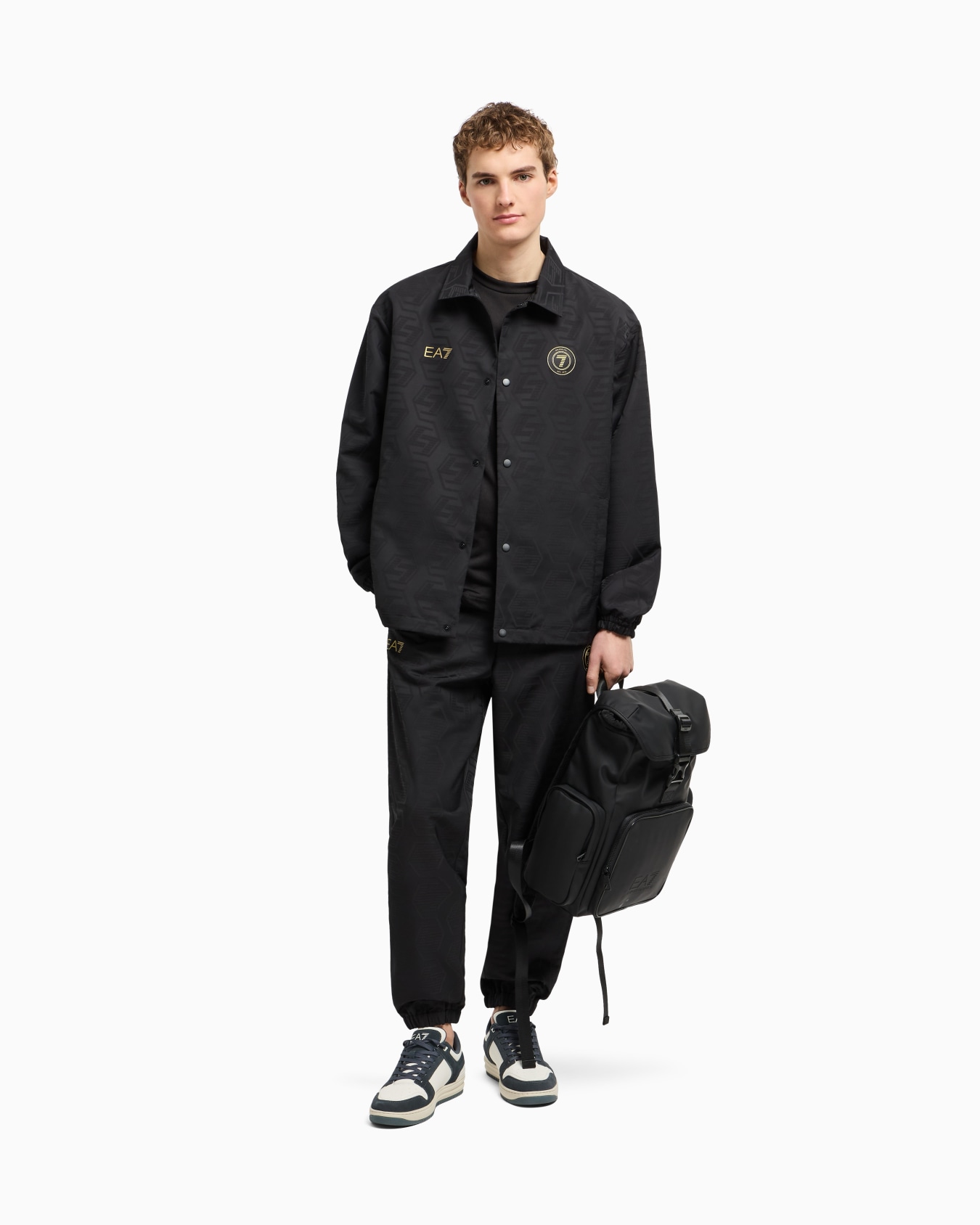 Veste monogramme Soccer en tissu jacquard Diapositive 2